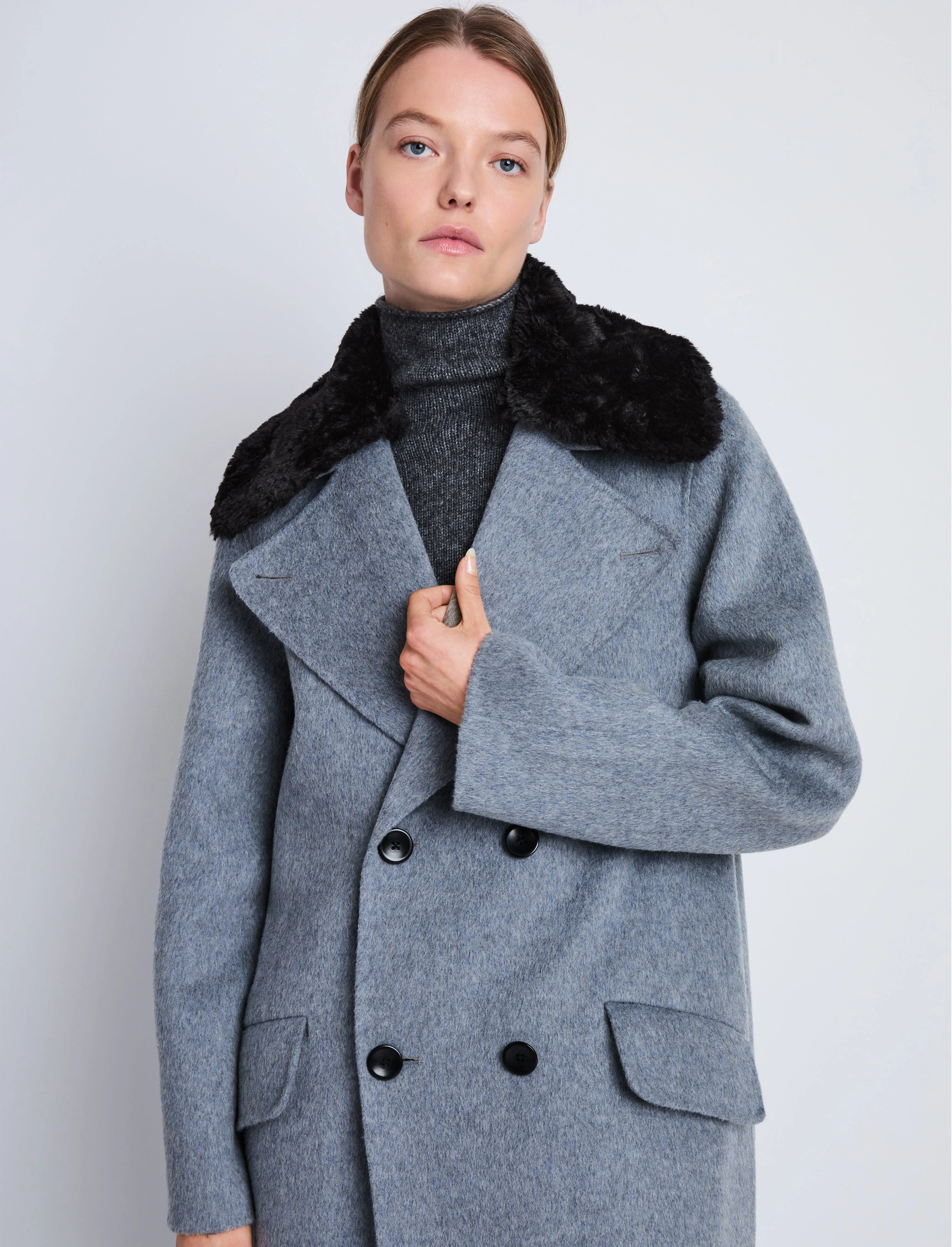 Emma Coat in Double Face Wool sold by Proenza Schouler product image thumbnail 5