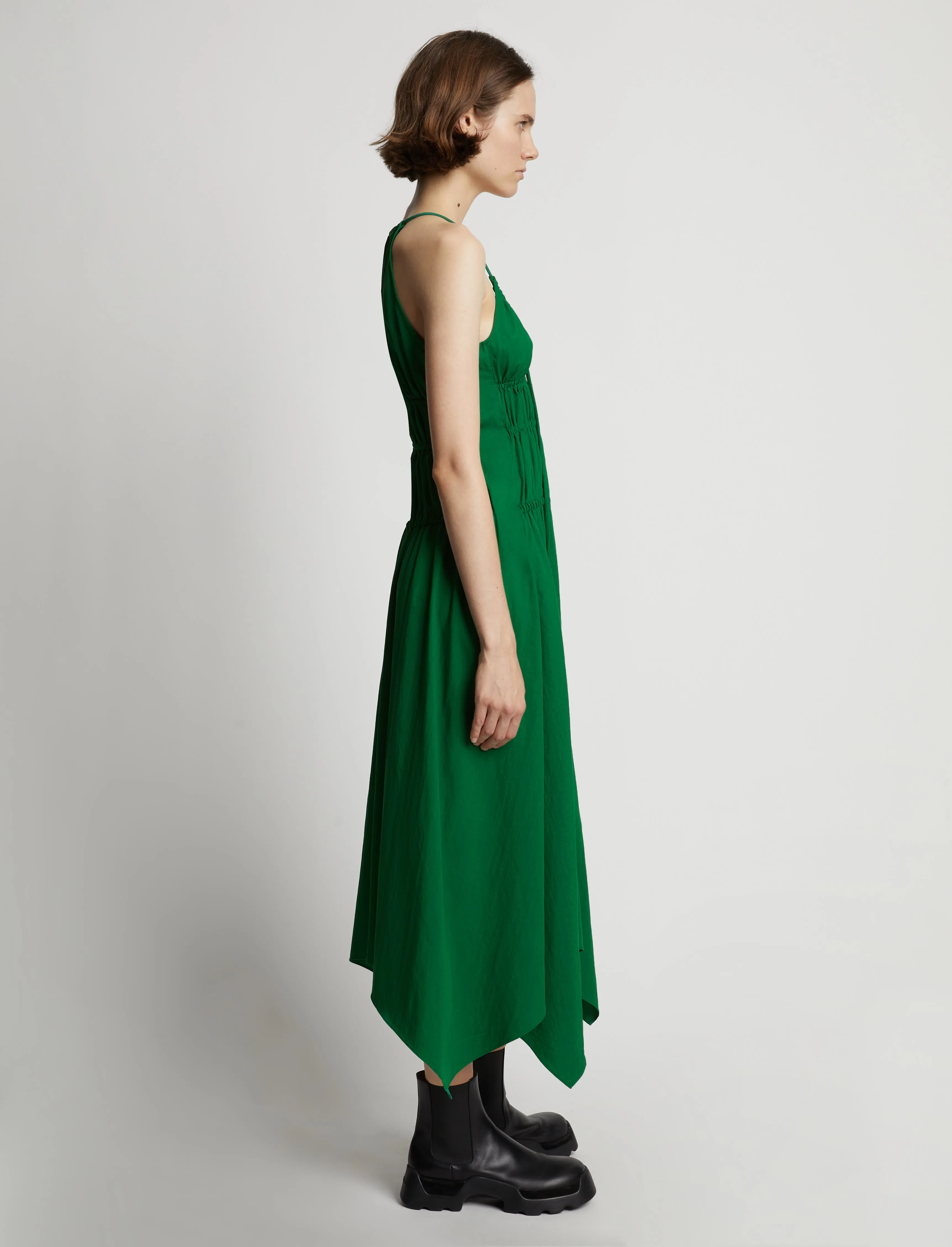 Drapey Suiting Ruched Dress sold by Proenza Schouler product image thumbnail 3