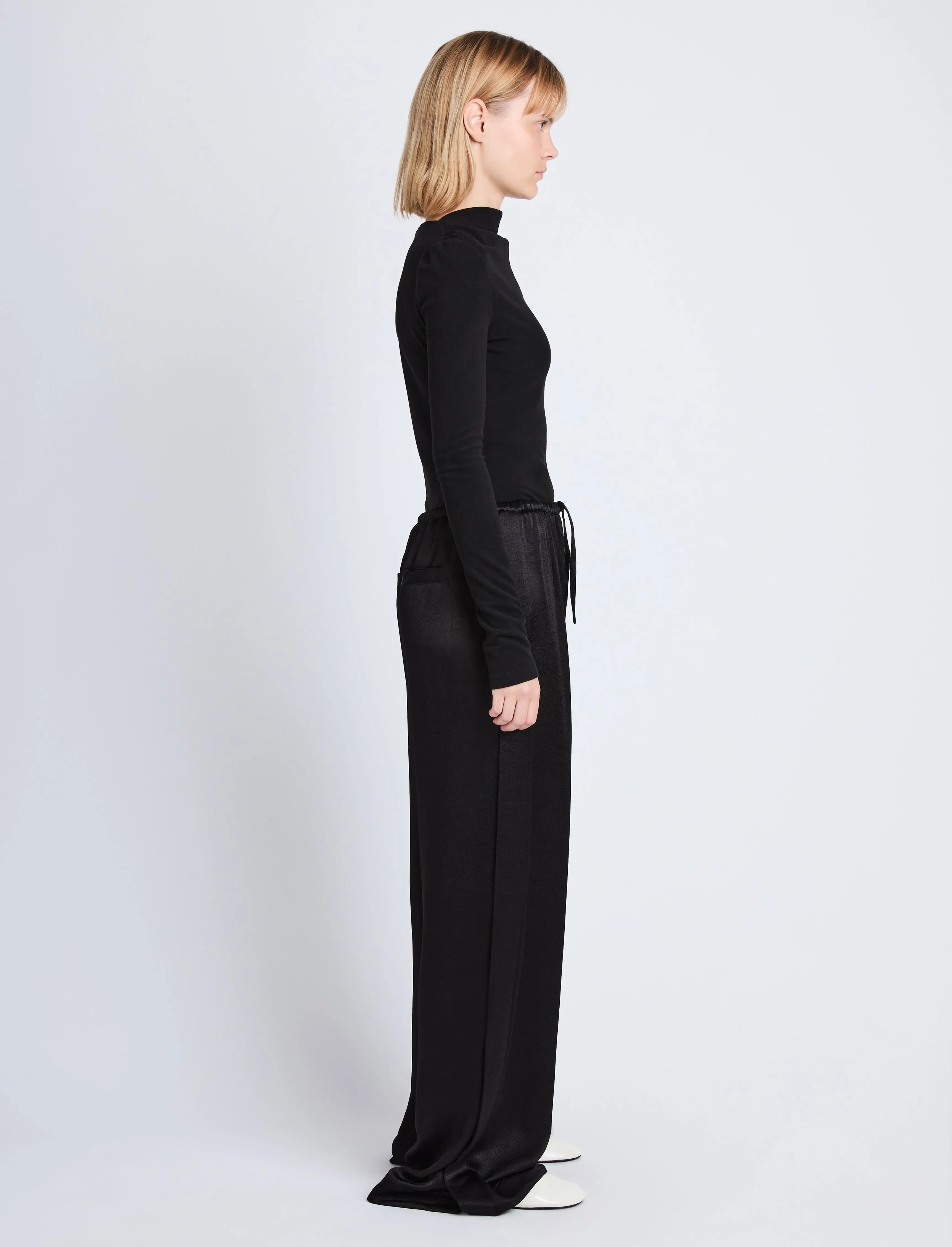 Hazel Pant in Viscose Dobby sold by Proenza Schouler product image thumbnail 3