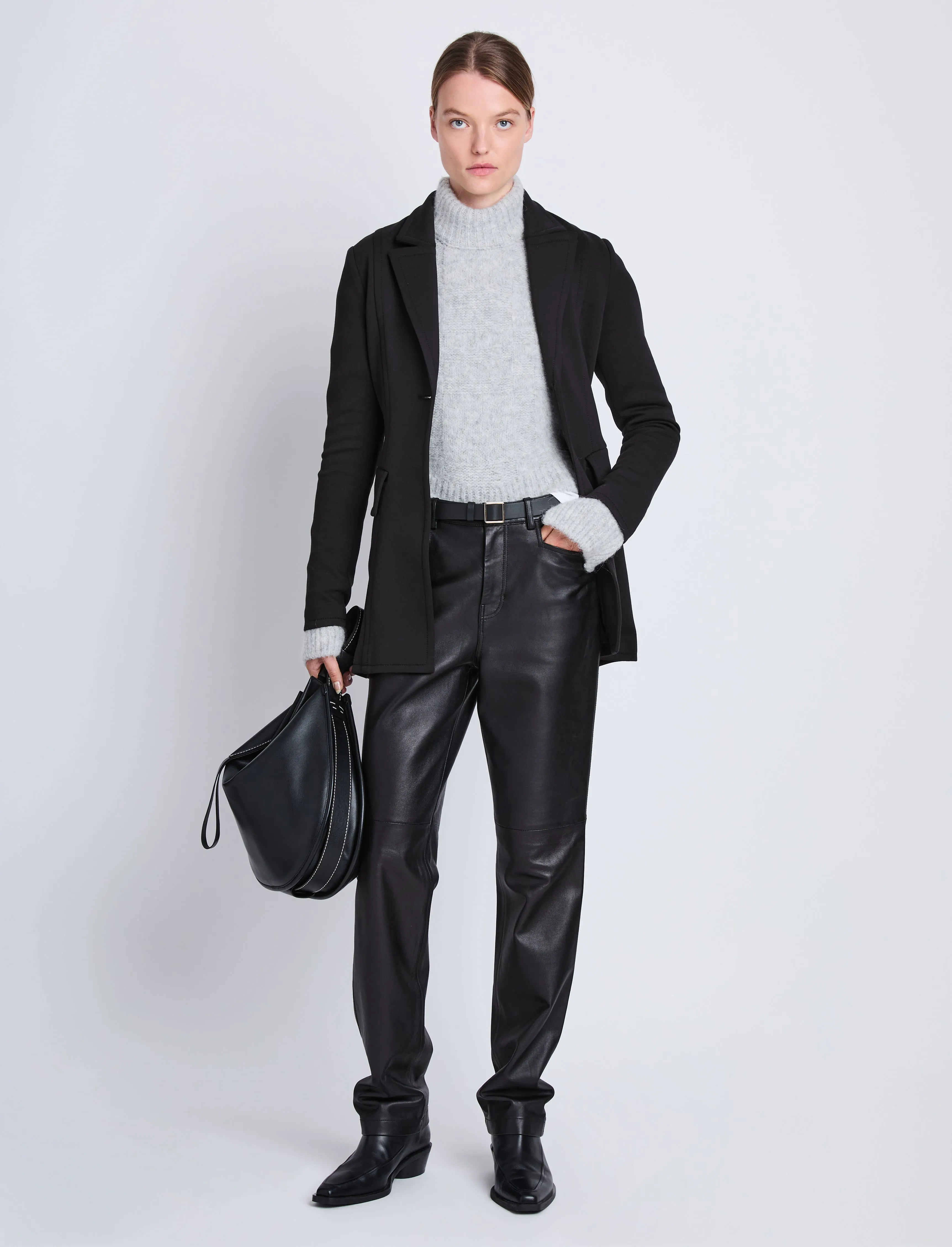 Margot Blazer in Jersey Suiting sold by Proenza Schouler product image thumbnail 3