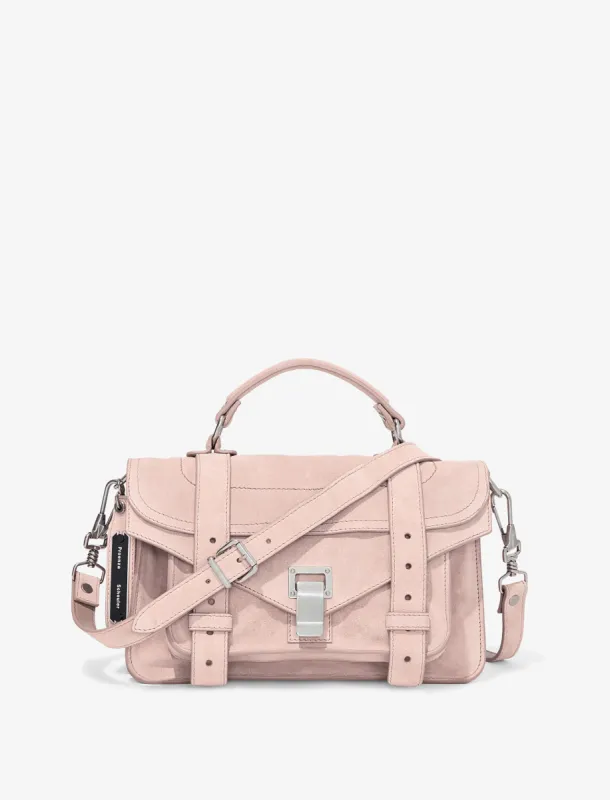 PS1 Tiny Bag in Suede sold by Proenza Schouler