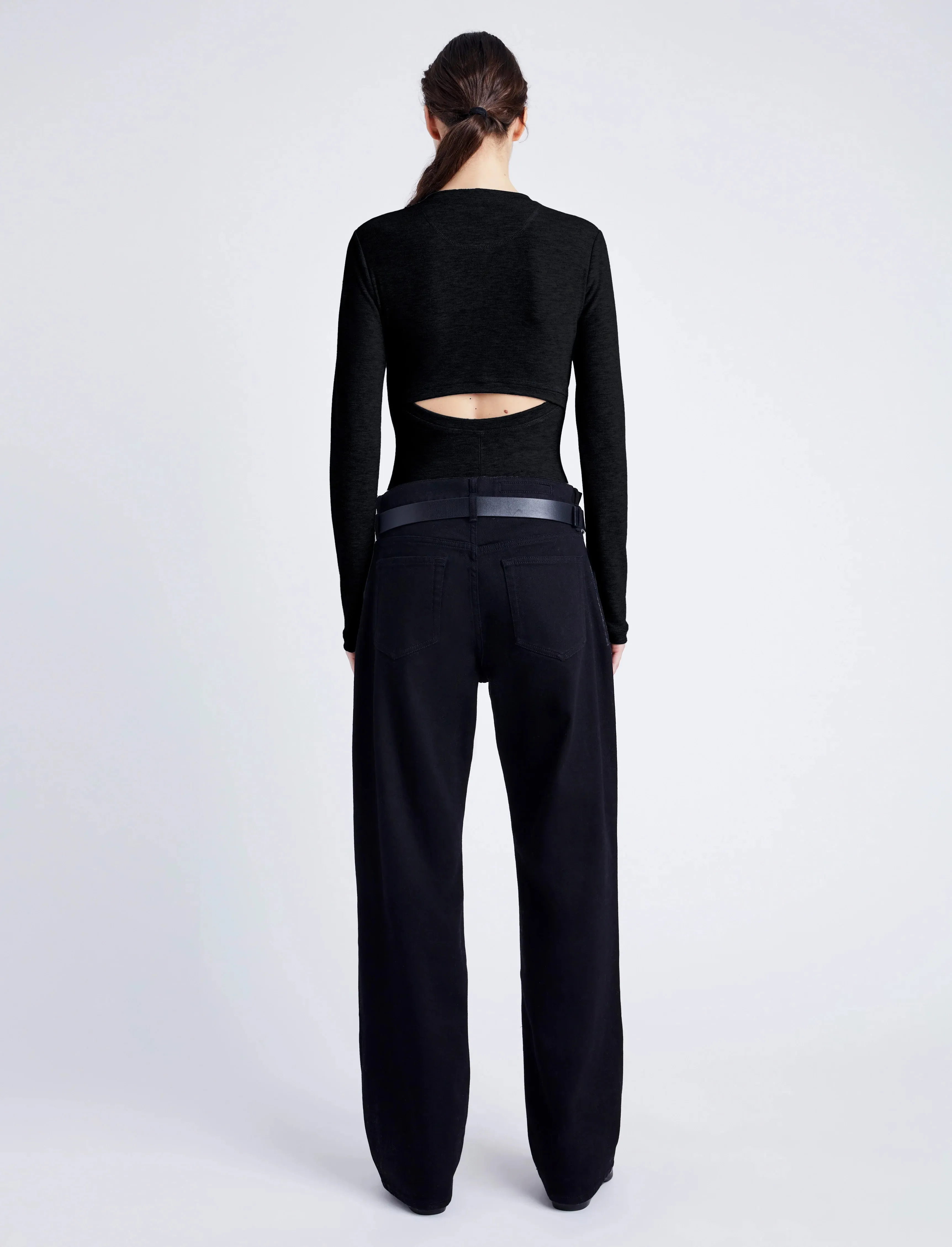 Delaney Bodysuit in Brushed Rib sold by Proenza Schouler product image thumbnail 5
