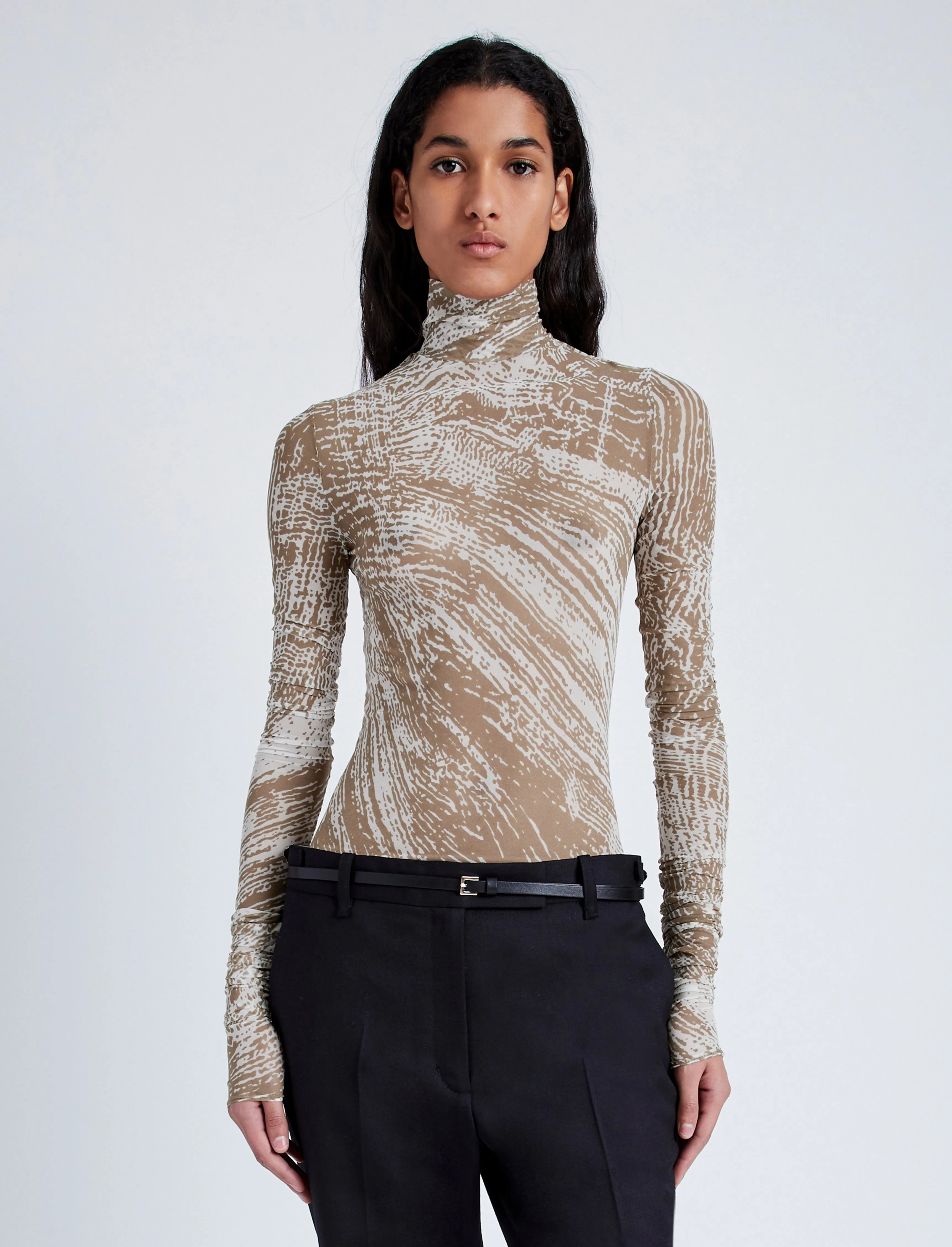 Rio Top in Printed Tulle Jersey sold by Proenza Schouler product image thumbnail 2