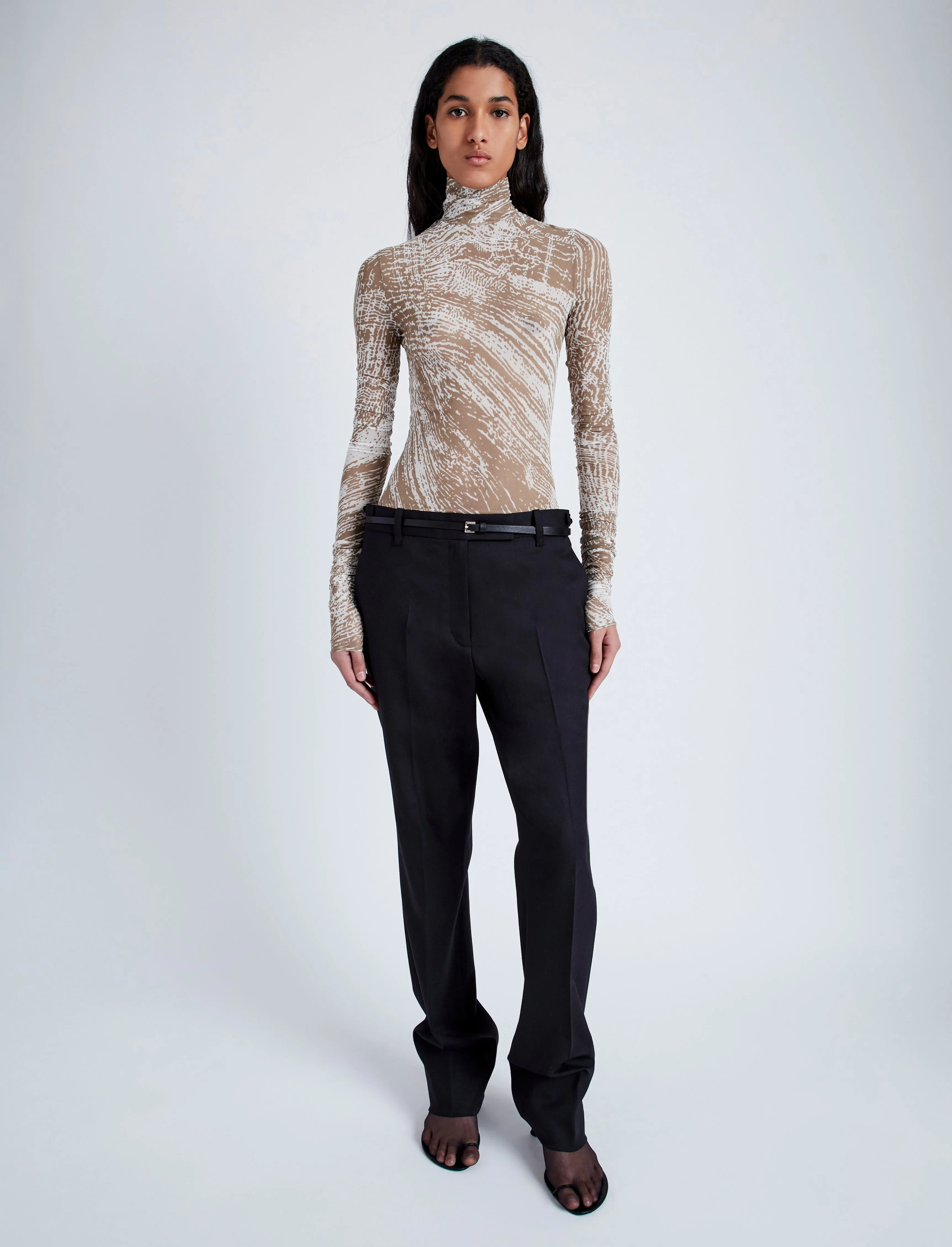 Rio Top in Printed Tulle Jersey sold by Proenza Schouler product image thumbnail 3
