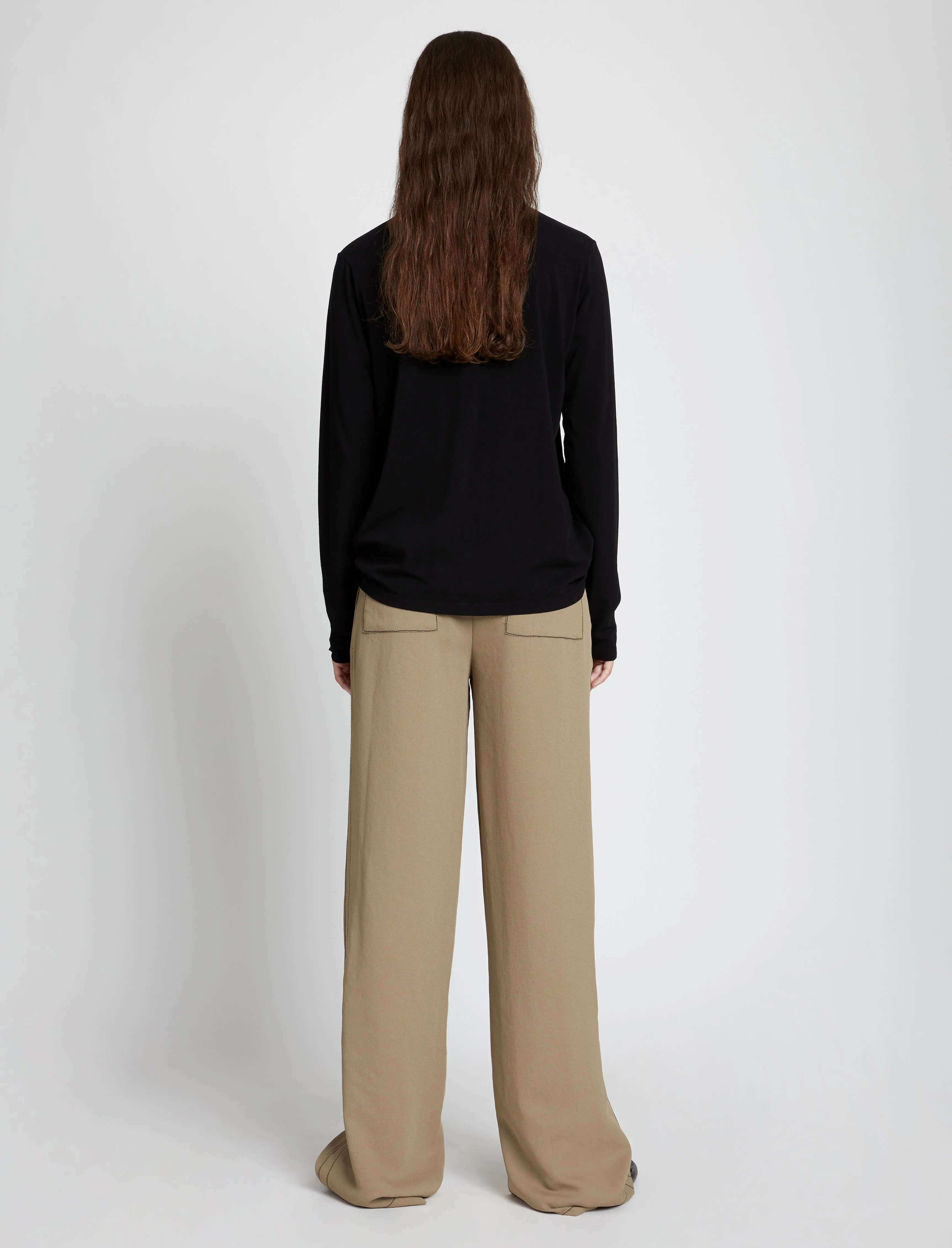 Logo Long Sleeve T-Shirt sold by Proenza Schouler product image thumbnail 5
