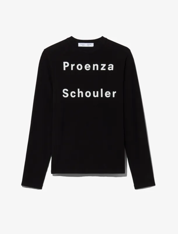 Logo Long Sleeve T-Shirt made by Proenza Schouler