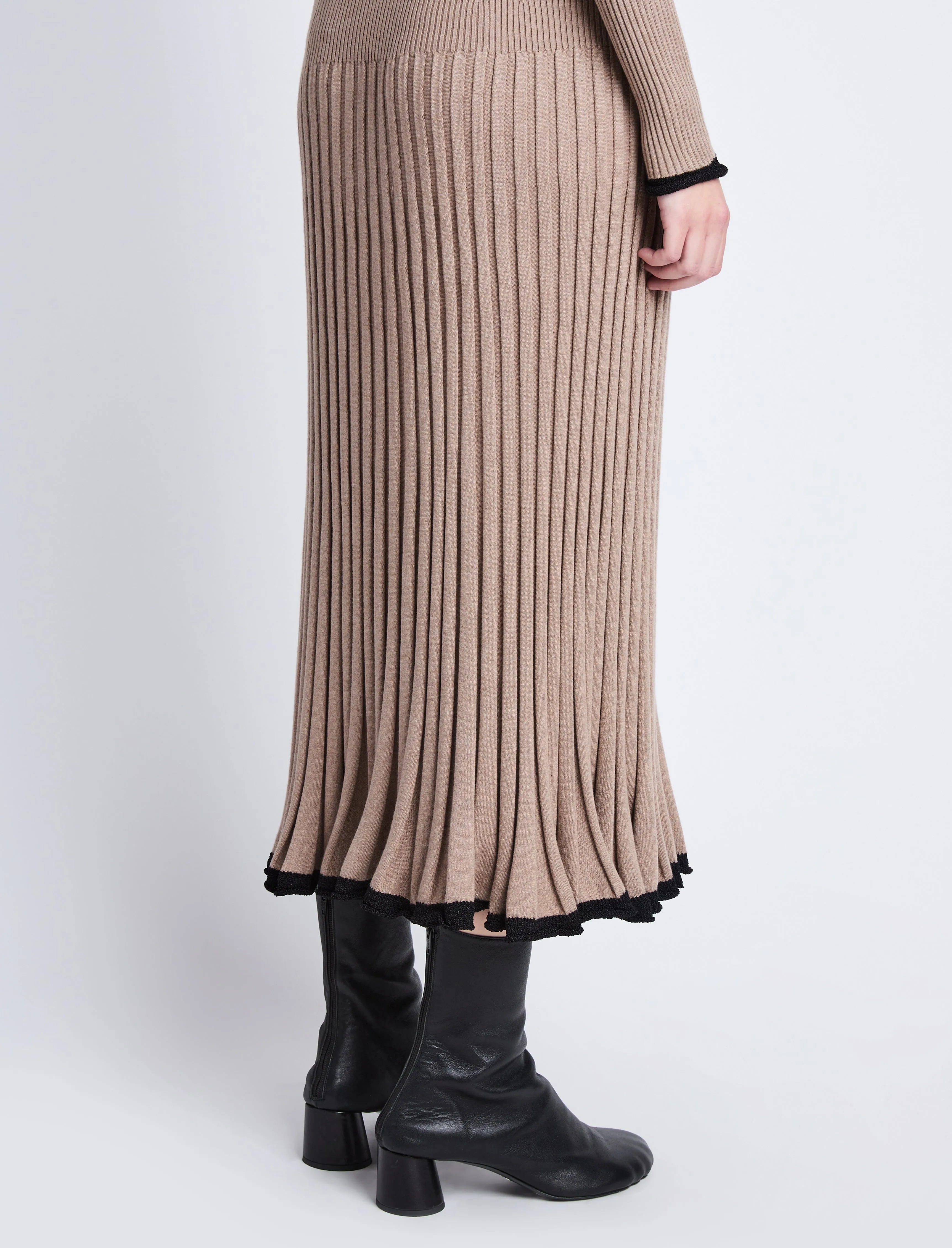 Silk Cashmere Rib Knit Skirt sold by Proenza Schouler product image thumbnail 5