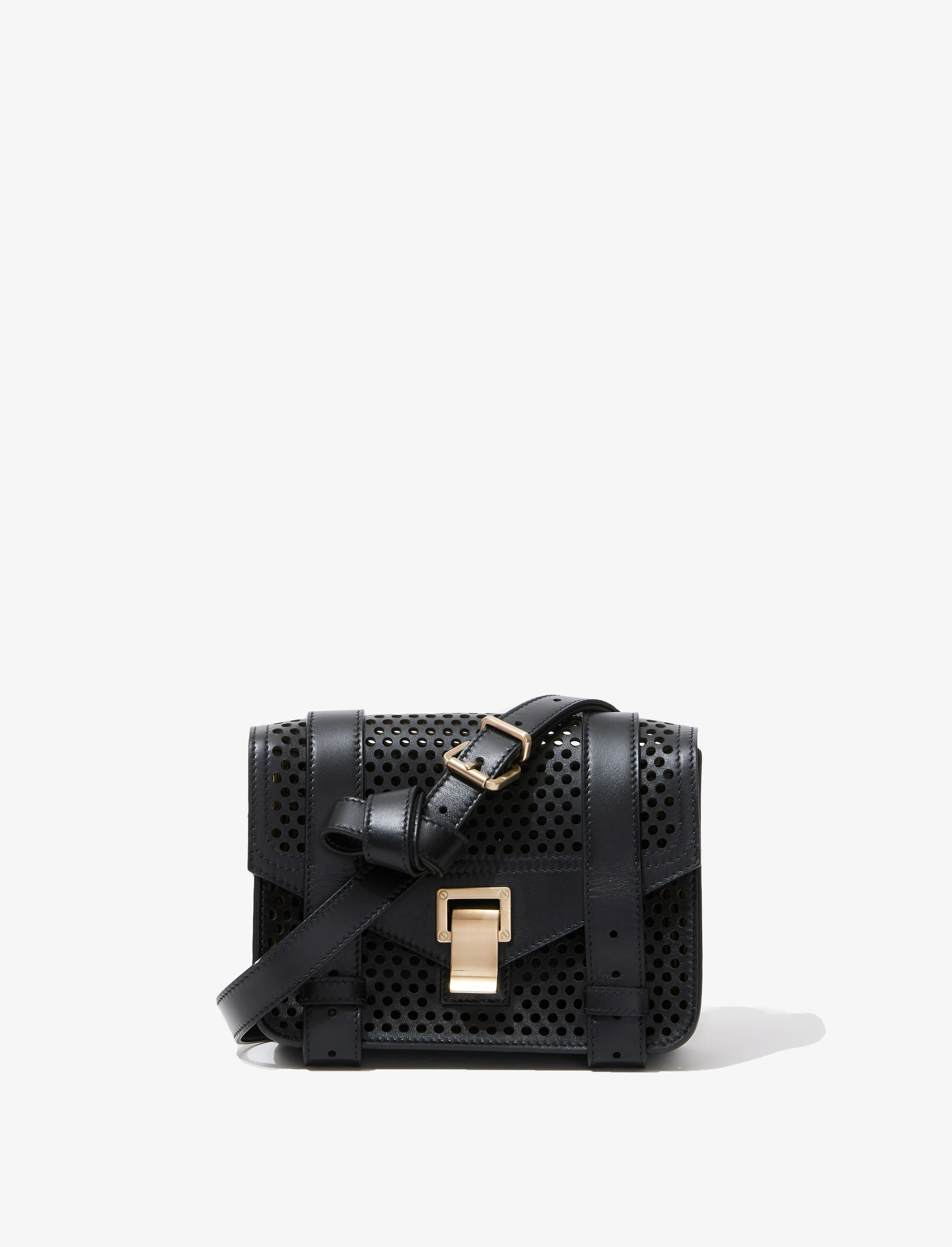 PS1 Mini Crossbody Bag in Perforated Leather sold by Proenza Schouler