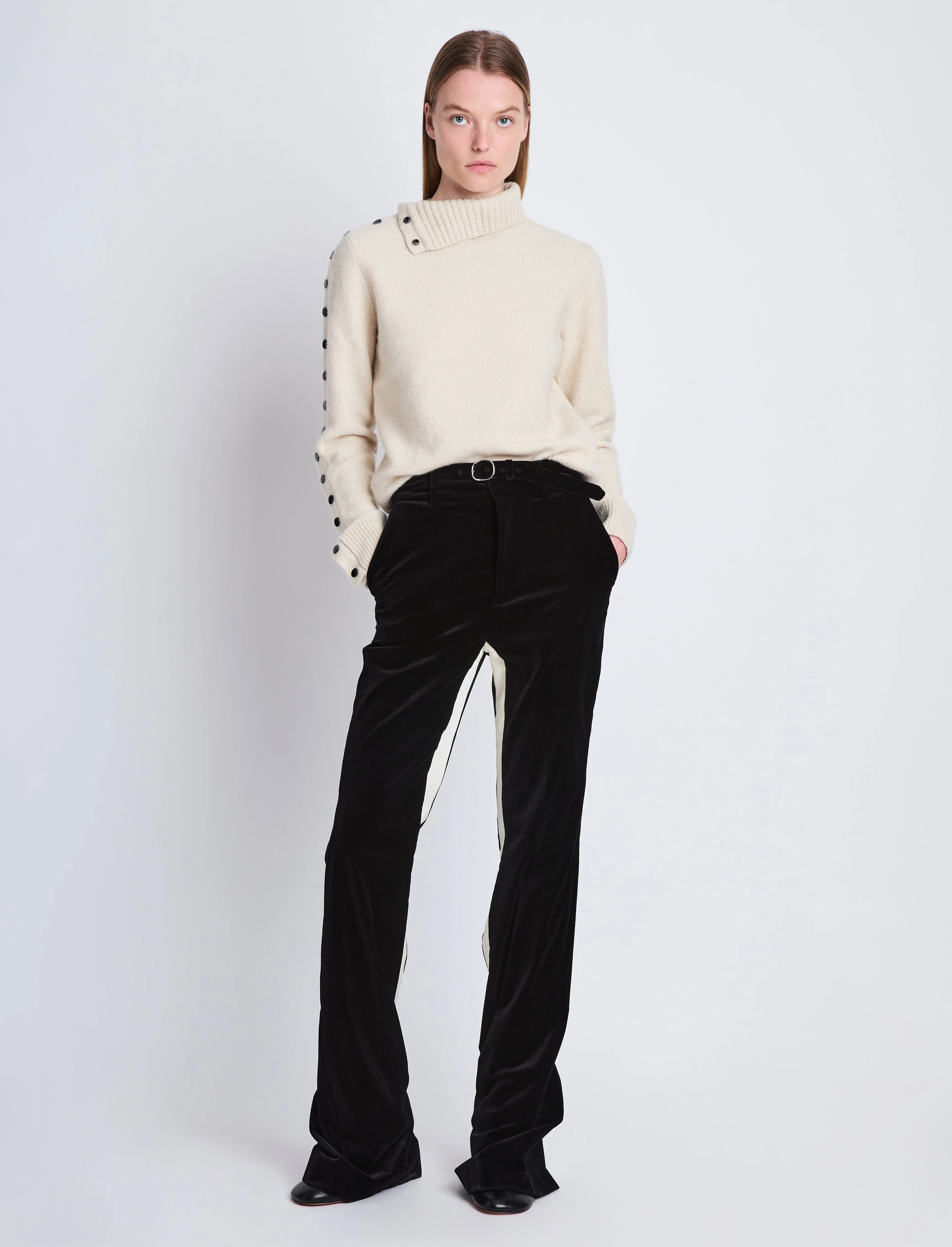 Camilla Sweater in Lofty Eco Cashmere sold by Proenza Schouler product image thumbnail 3