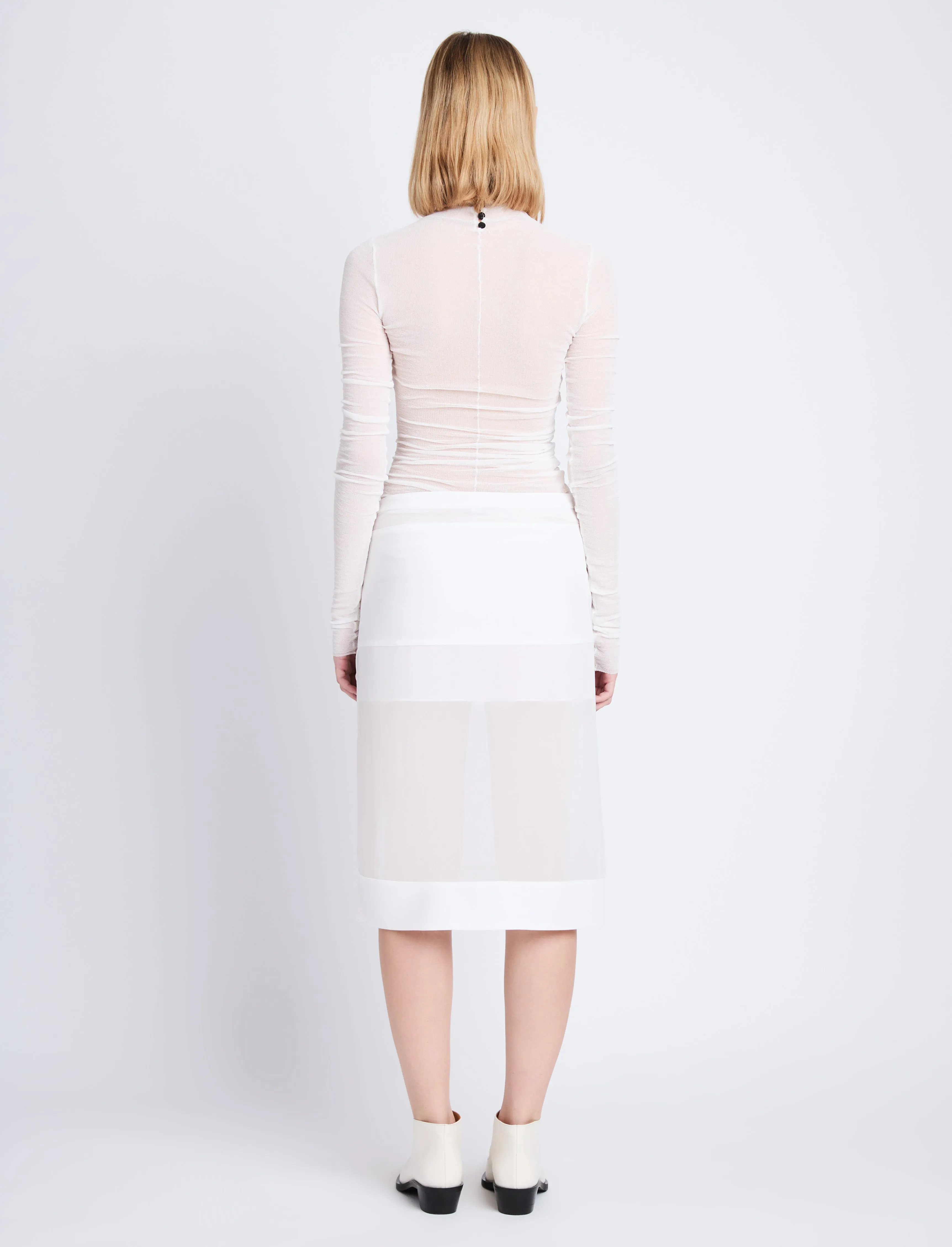 Technical Chiffon Skirt sold by Proenza Schouler product image thumbnail 4