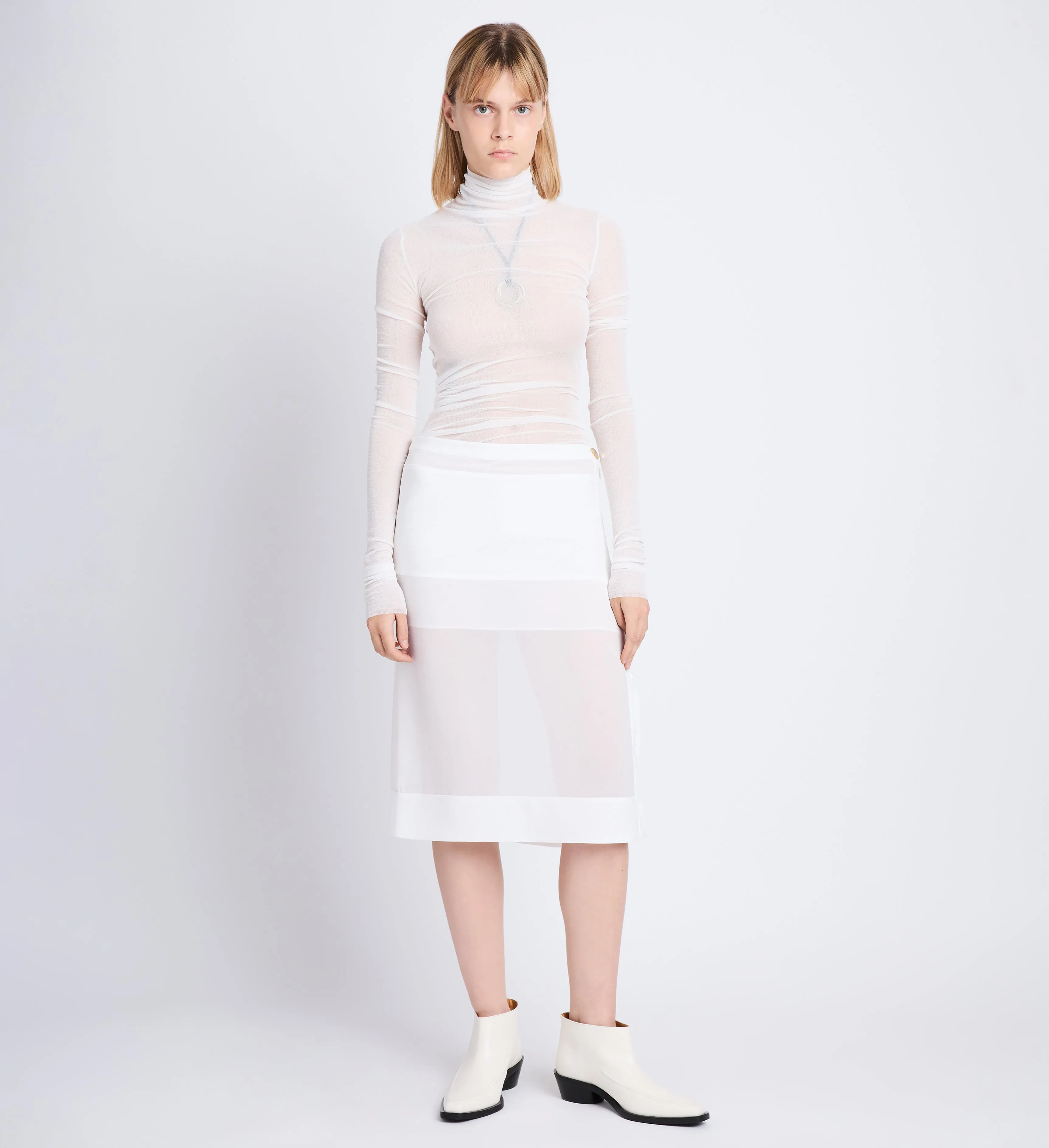 Technical Chiffon Skirt sold by Proenza Schouler product image thumbnail 2