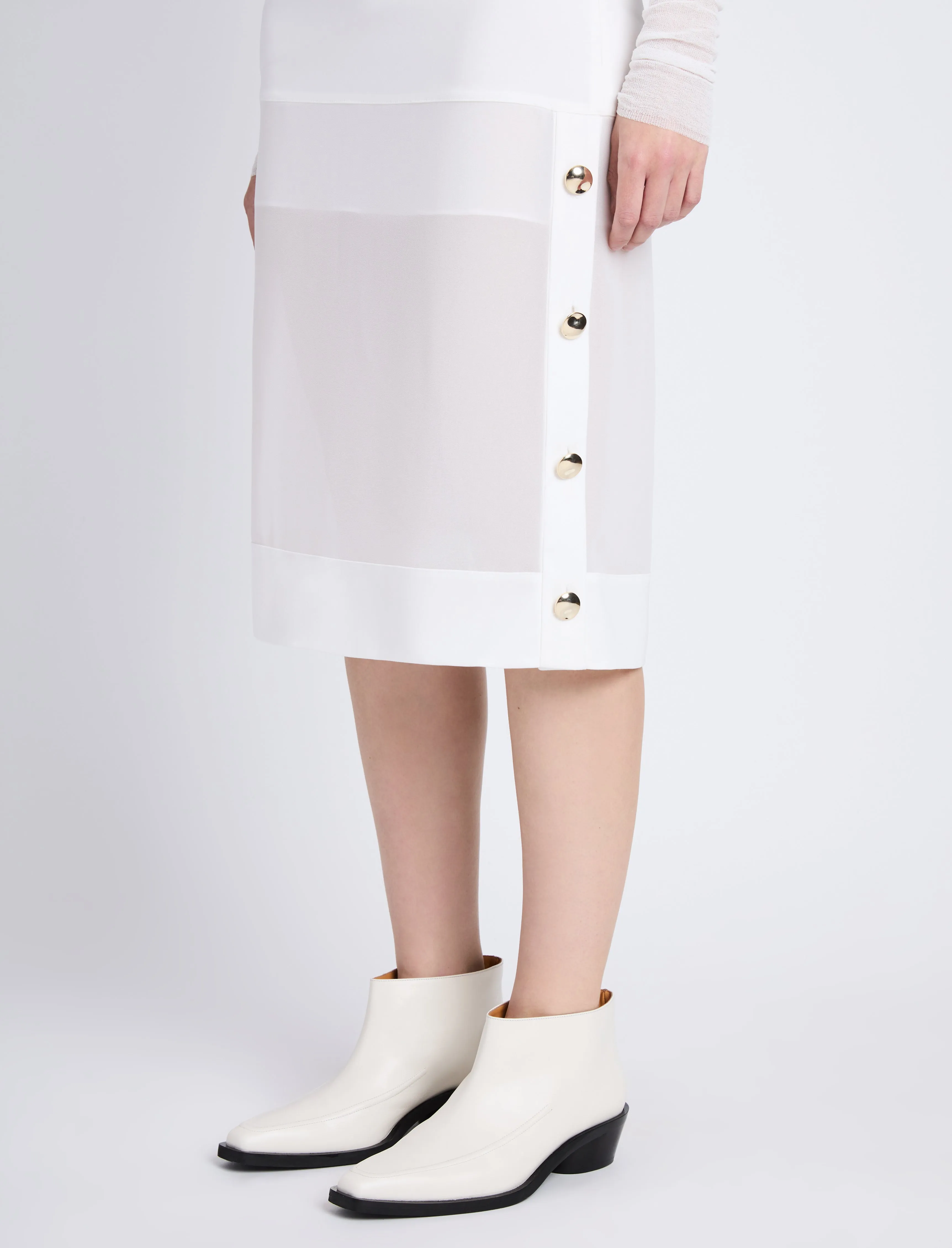 Technical Chiffon Skirt sold by Proenza Schouler product image thumbnail 5