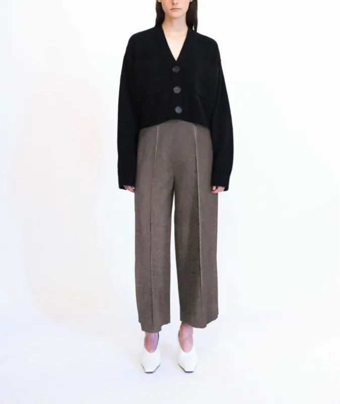Wool Suiting Culottes - CHARCOAL sold by Proenza Schouler