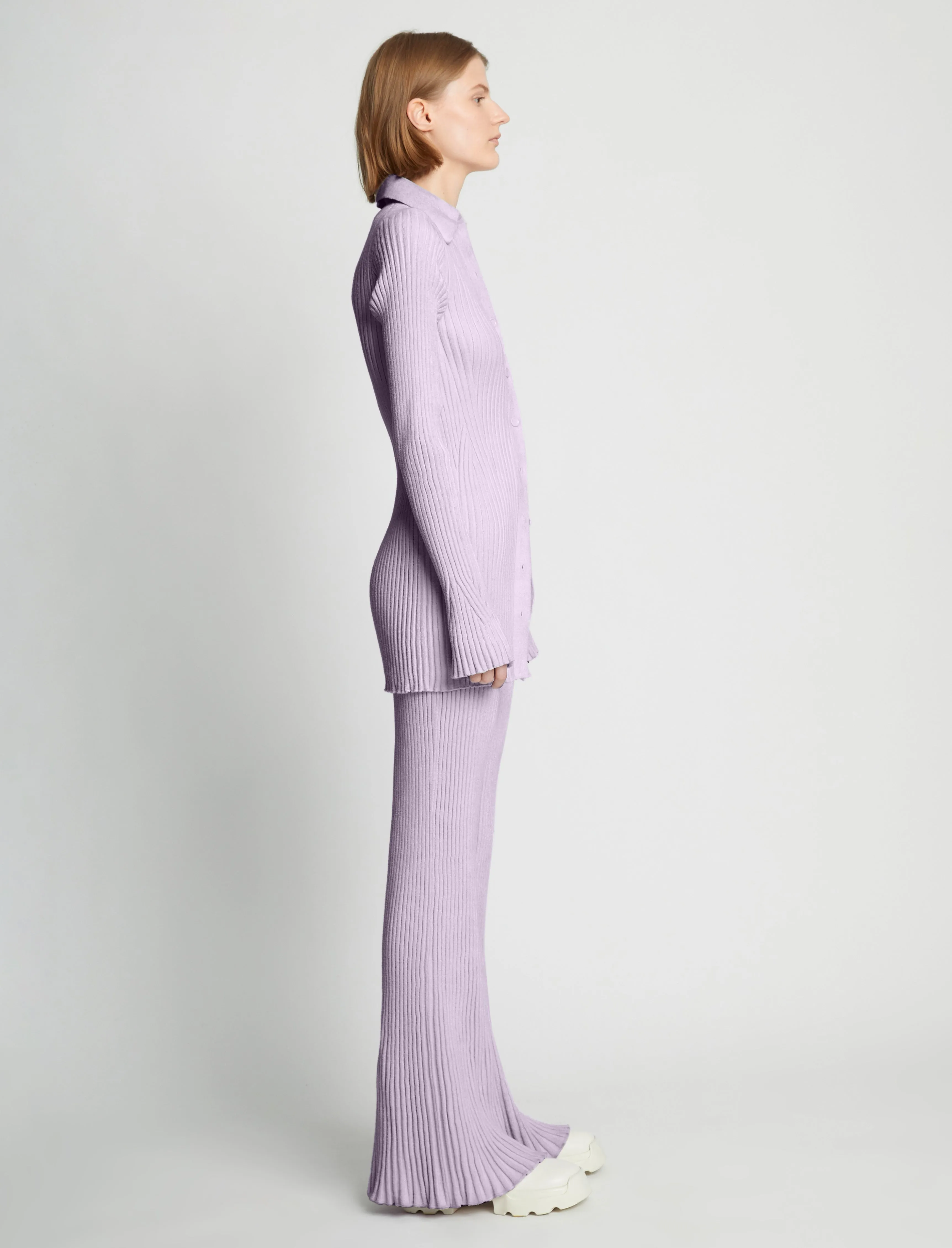 Velvet Rib Knit Pant sold by Proenza Schouler product image thumbnail 3