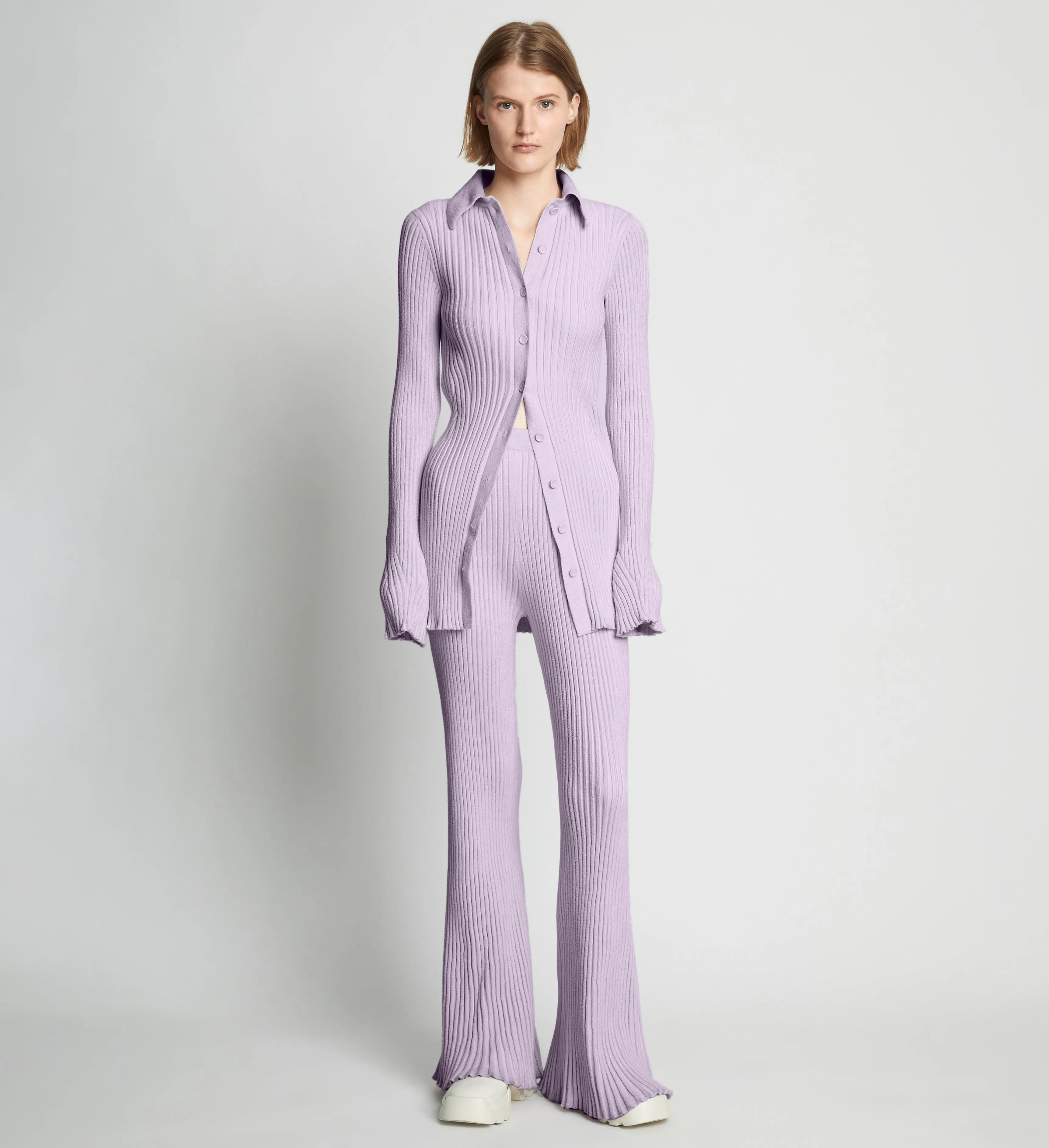 Velvet Rib Knit Pant sold by Proenza Schouler product image thumbnail 2