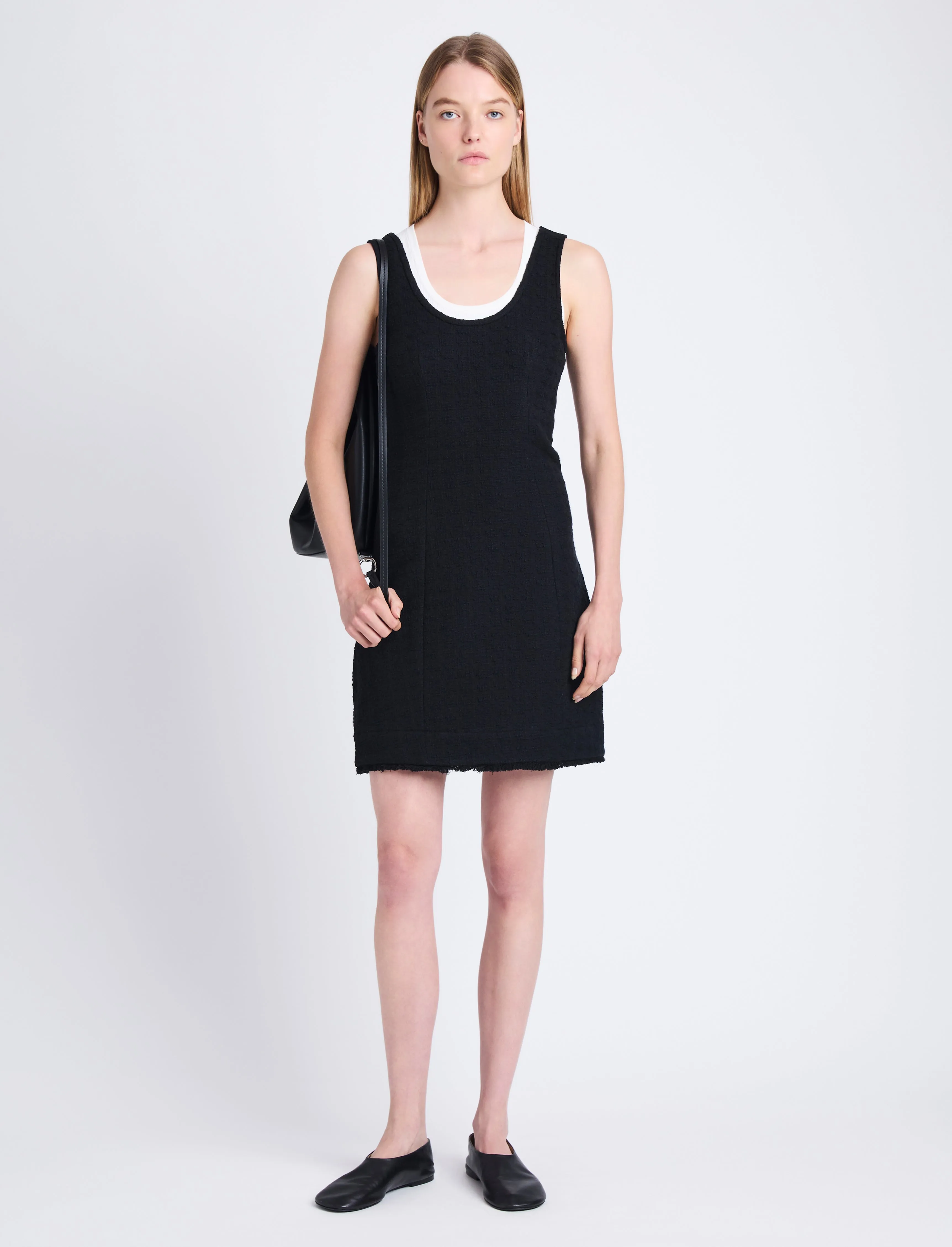 Luna Dress in Tweed sold by Proenza Schouler product image thumbnail 2