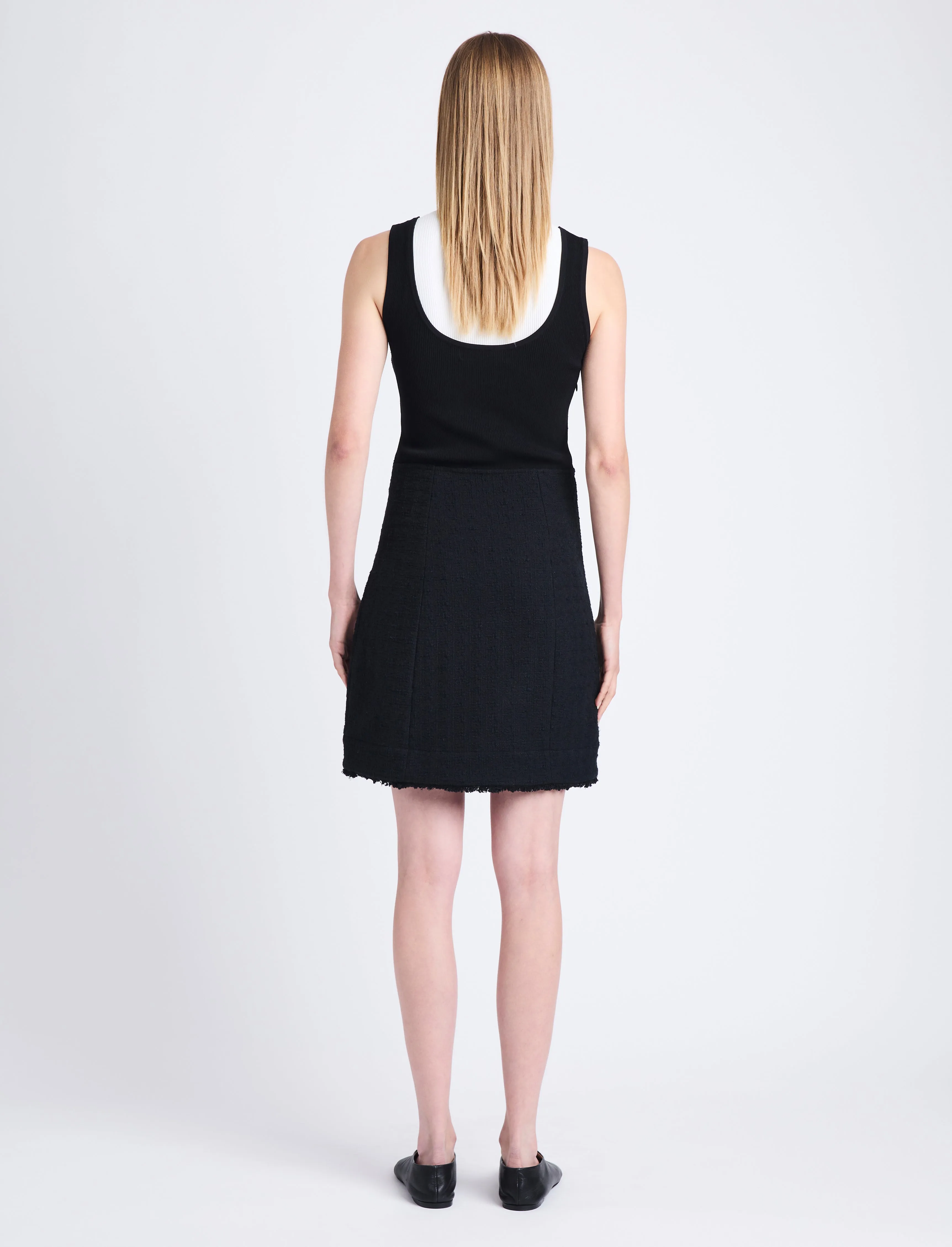 Luna Dress in Tweed sold by Proenza Schouler product image thumbnail 4