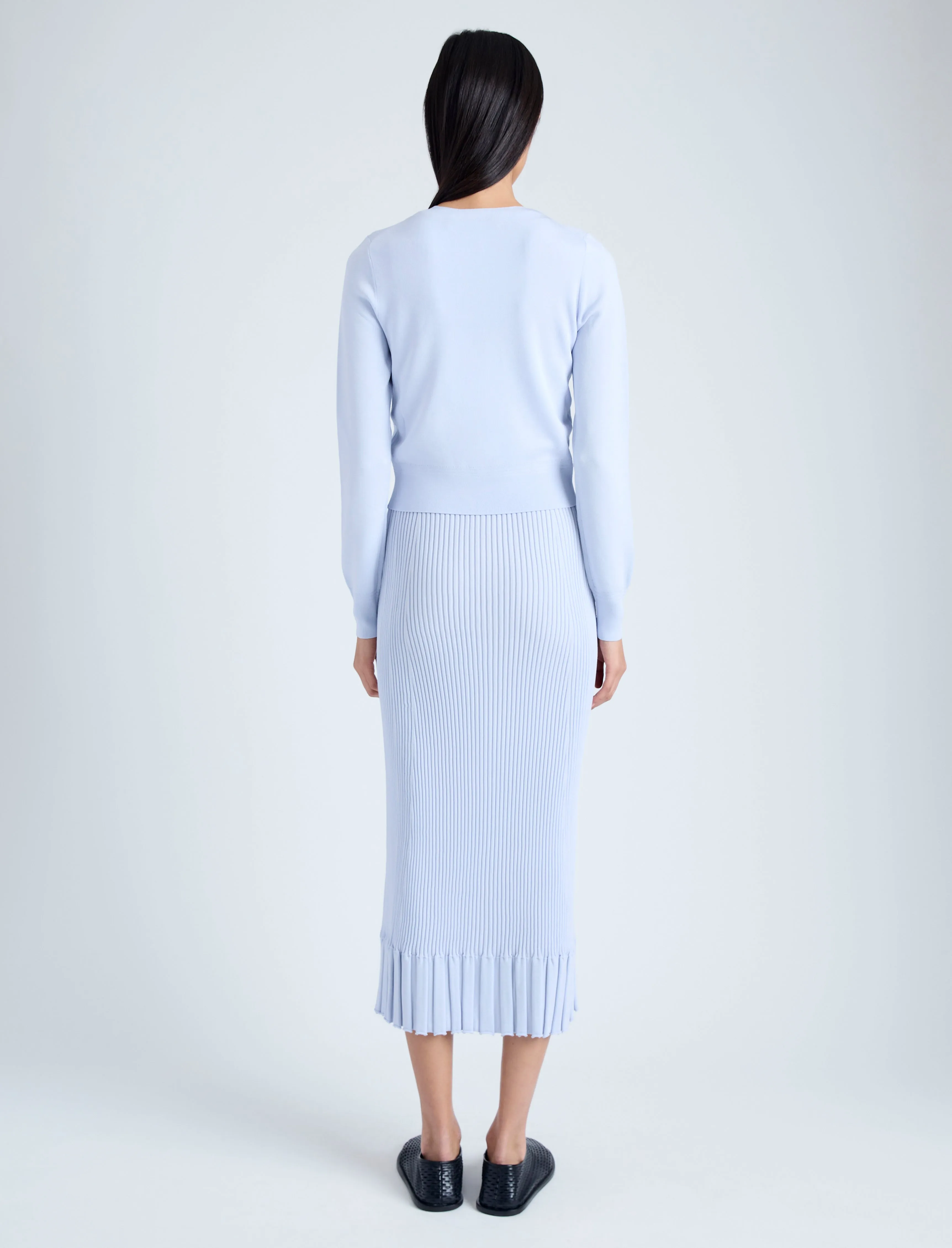 Addie Cardigan in Silk Viscose sold by Proenza Schouler product image thumbnail 5