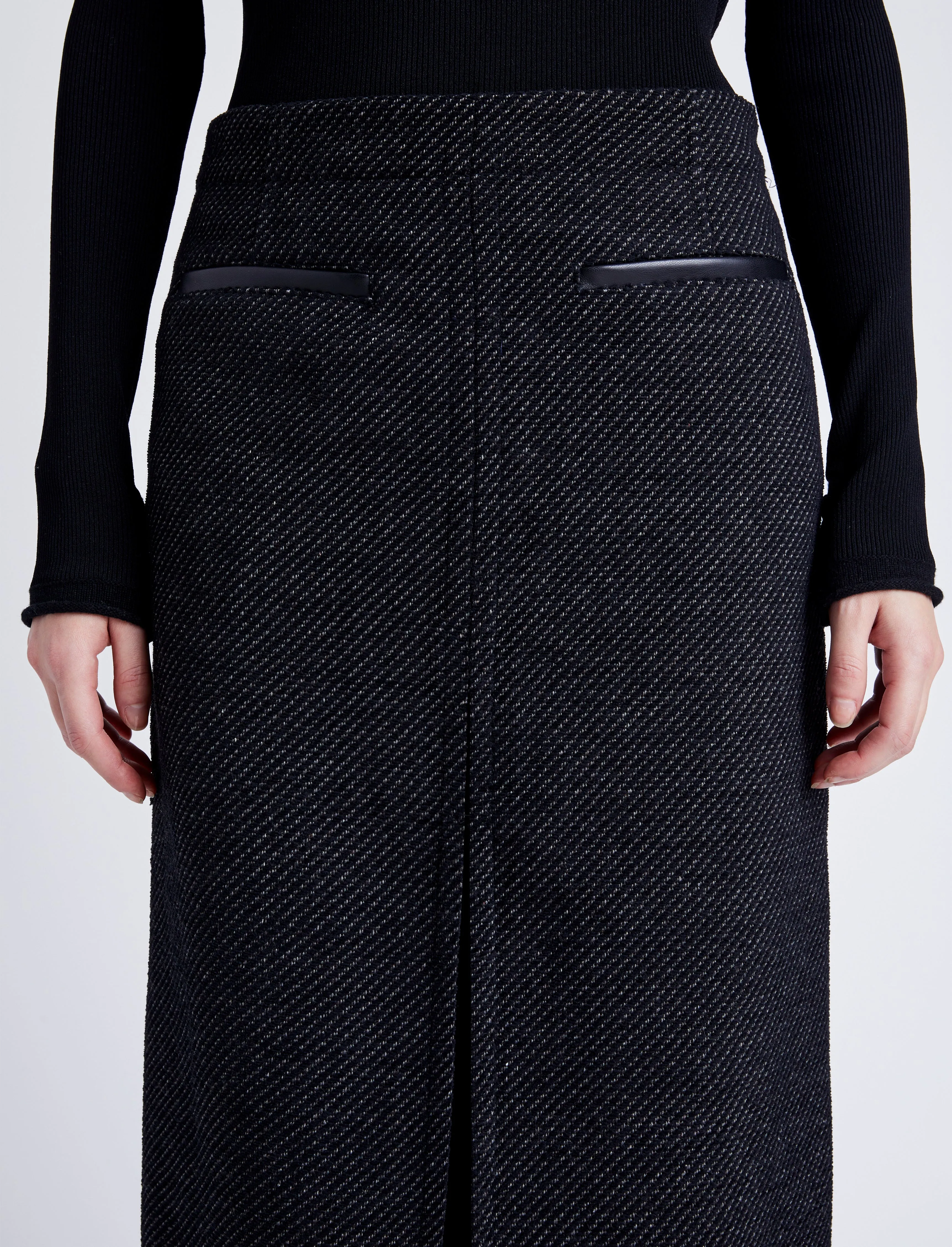 Kingsley Skirt in Soft Twill Coating sold by Proenza Schouler product image thumbnail 5