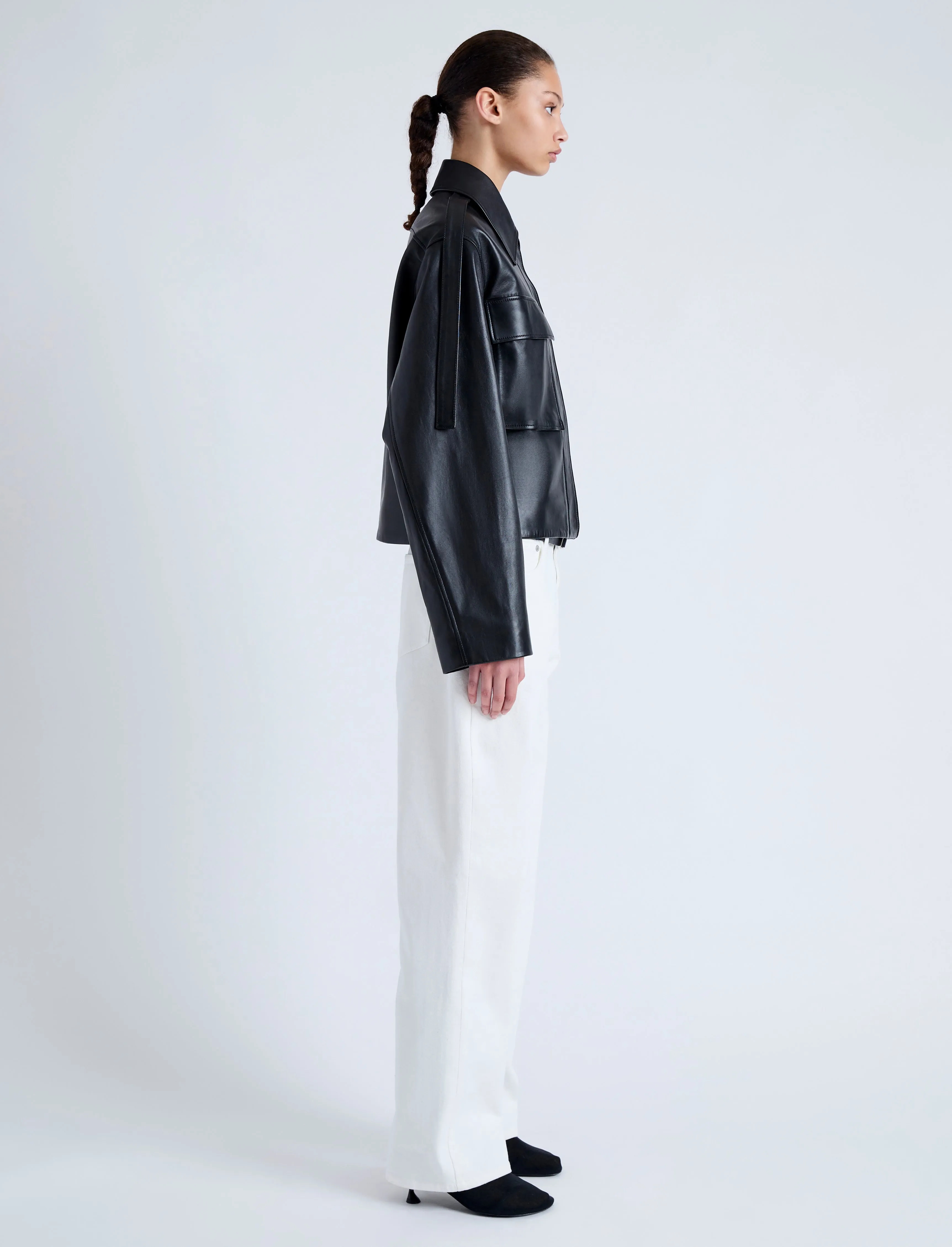 Dylan Jacket in Glossy Leather sold by Proenza Schouler product image thumbnail 4