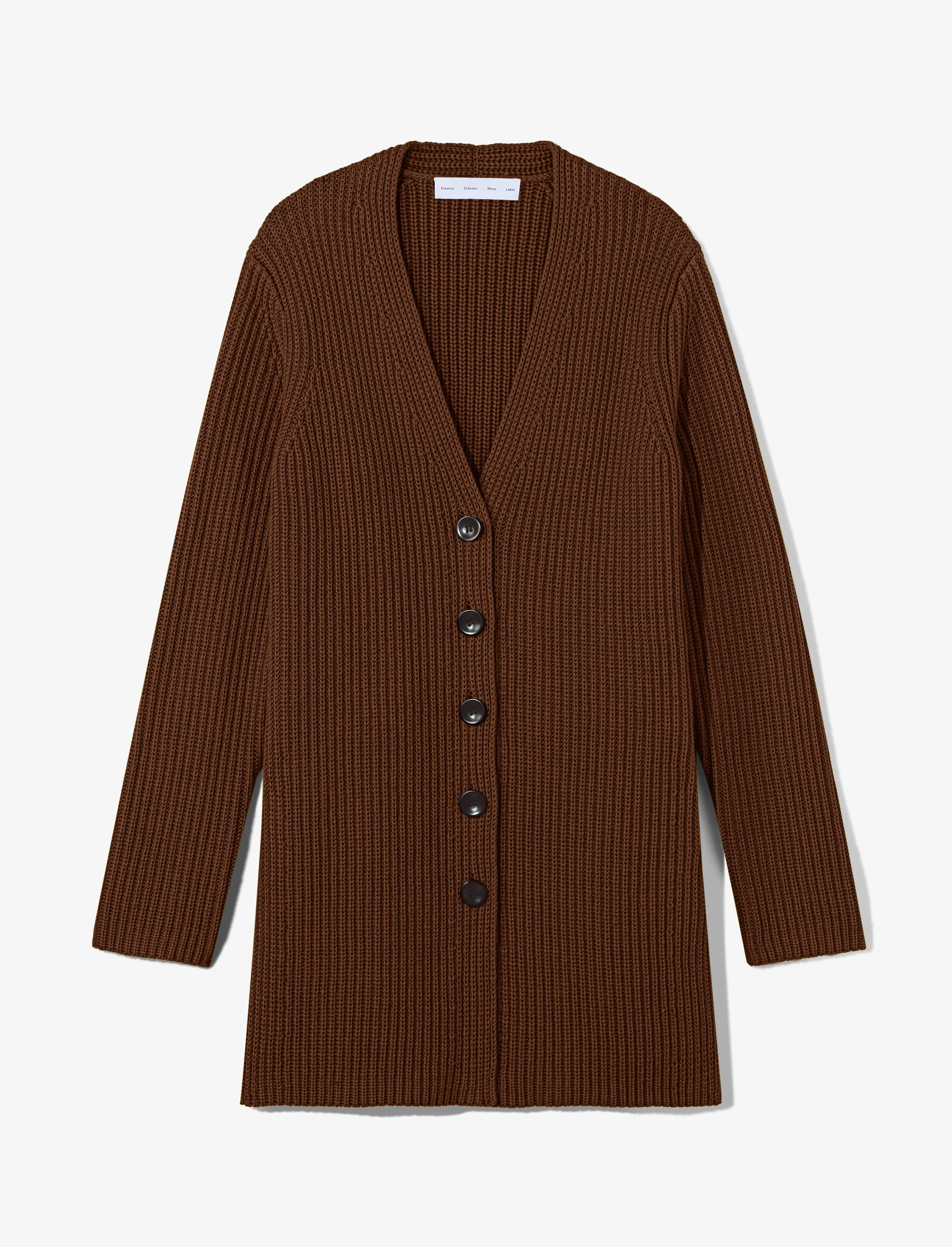 Ribbed Cotton Relaxed Cardigan sold by Proenza Schouler