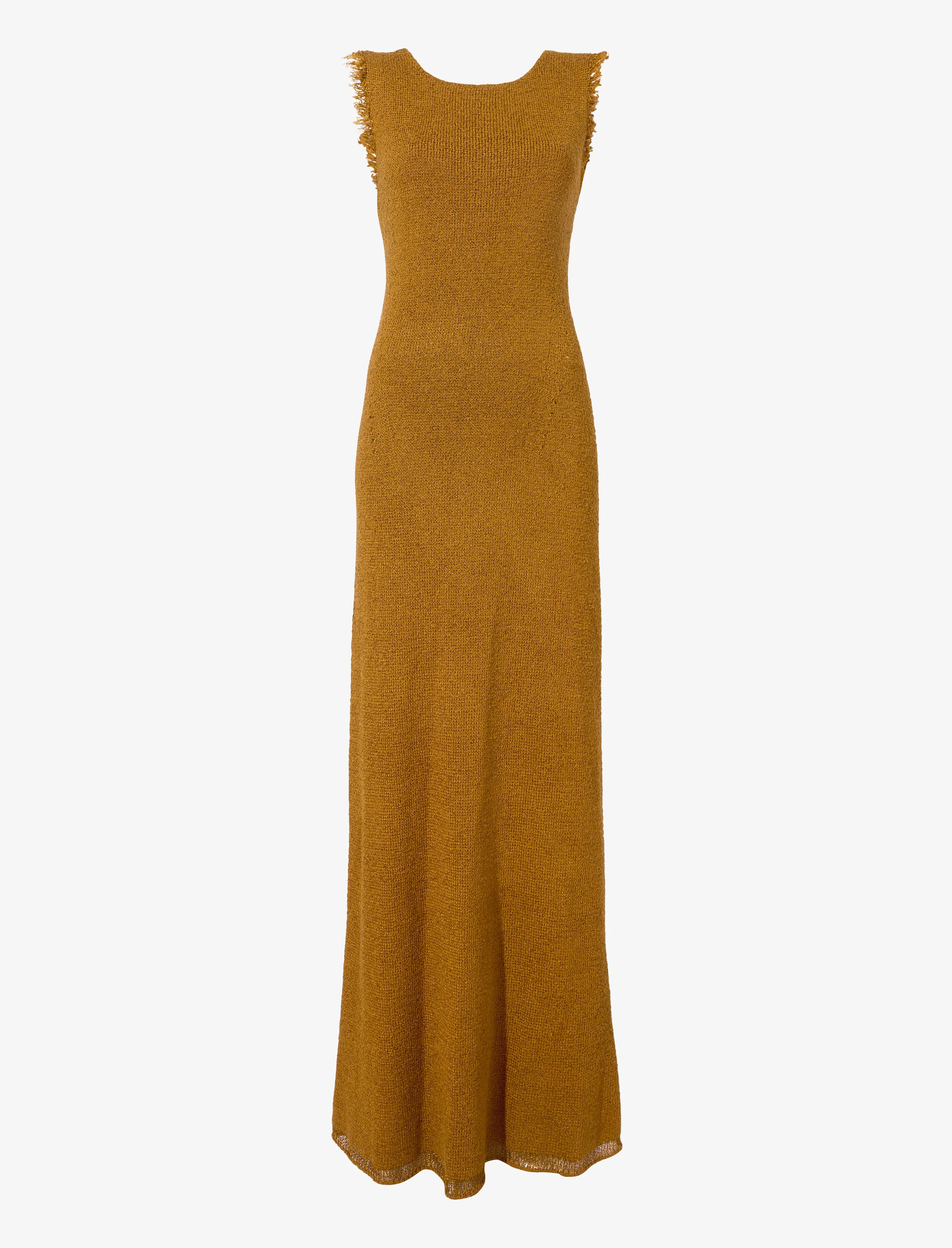 Silvia Backless Dress In Silk Doubleface Boucle sold by Proenza Schouler