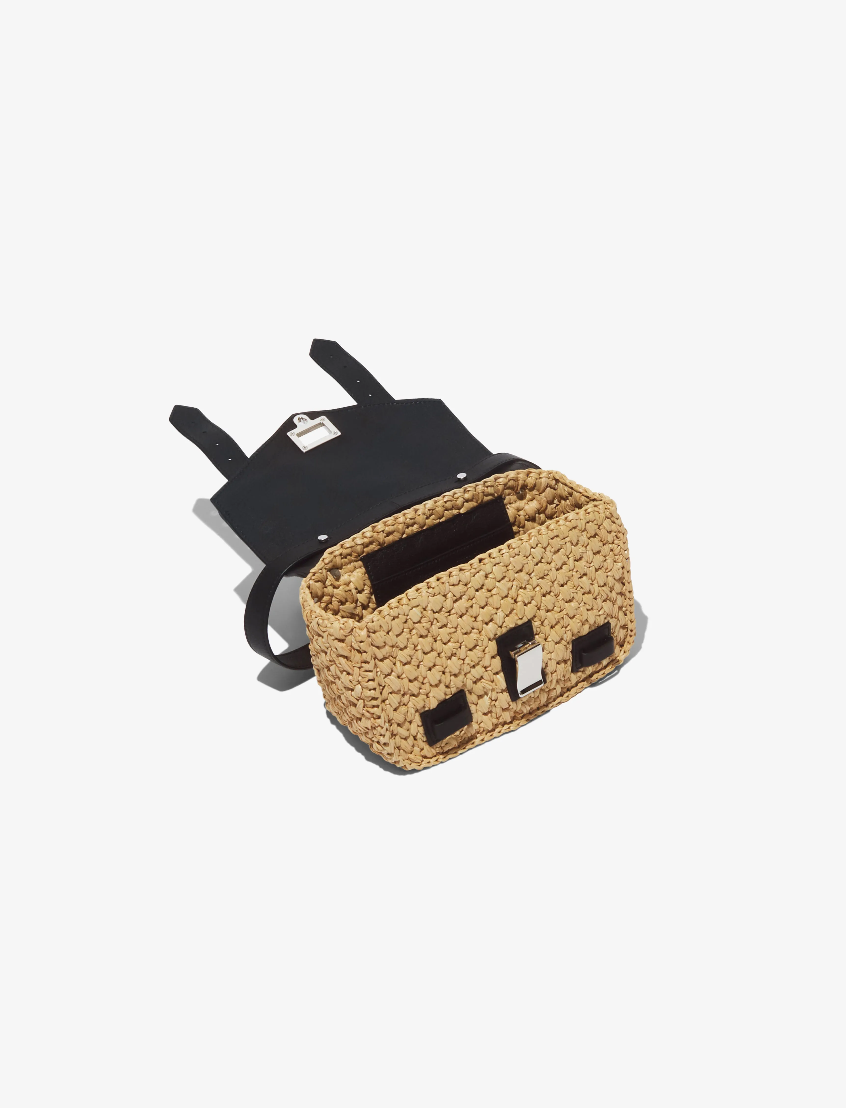 PS1 Mini Crossbody Bag in Raffia sold by Proenza Schouler product image thumbnail 5