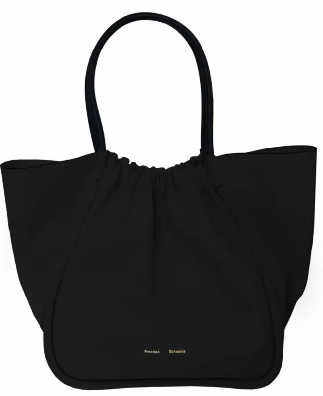 XL Ruched Tote - CHOCOLATE PLUM sold by Proenza Schouler
