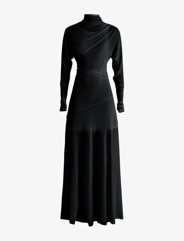 Paula Dress in Sheer Crepe Jersey sold by Proenza Schouler