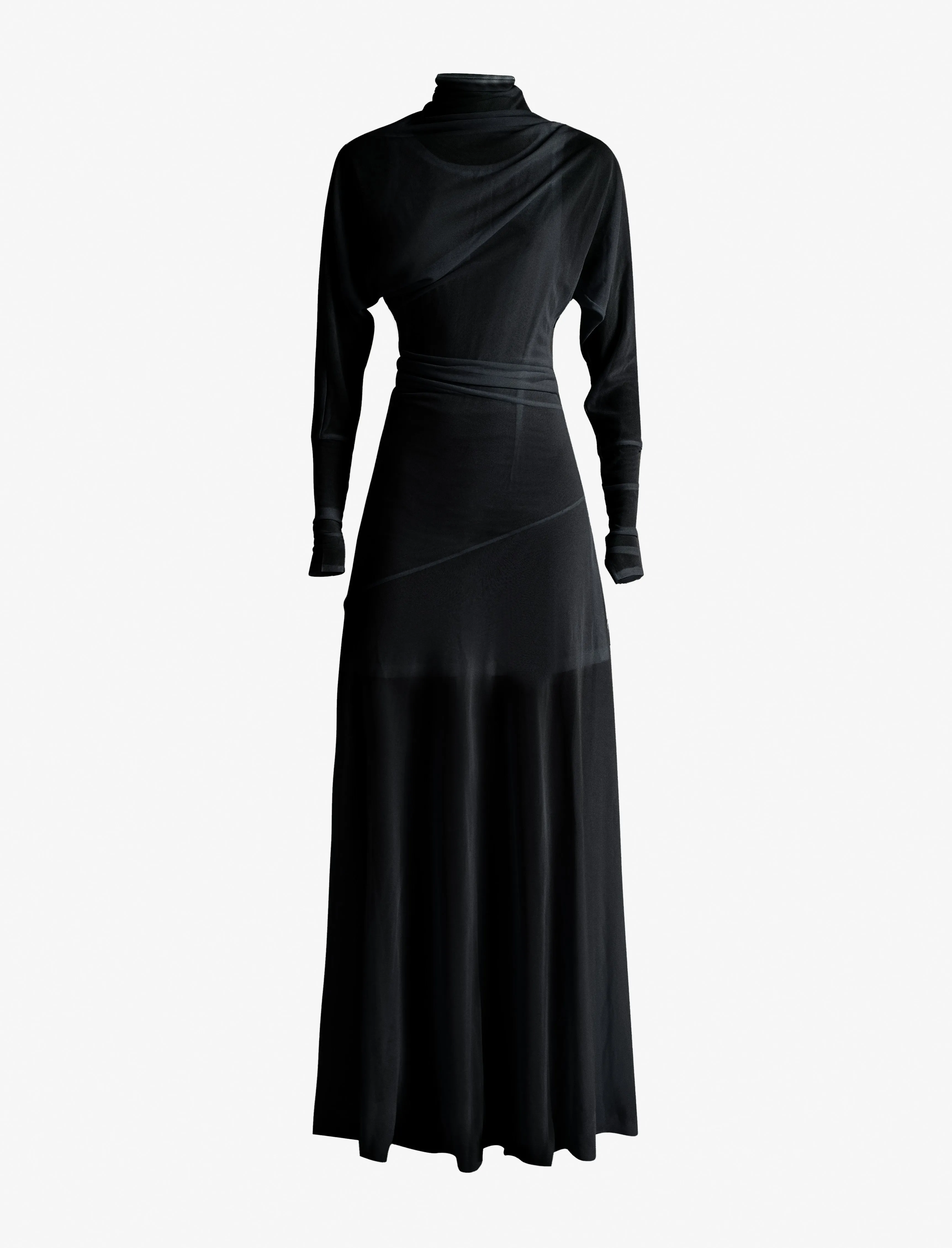 Paula Dress in Sheer Crepe Jersey sold by Proenza Schouler