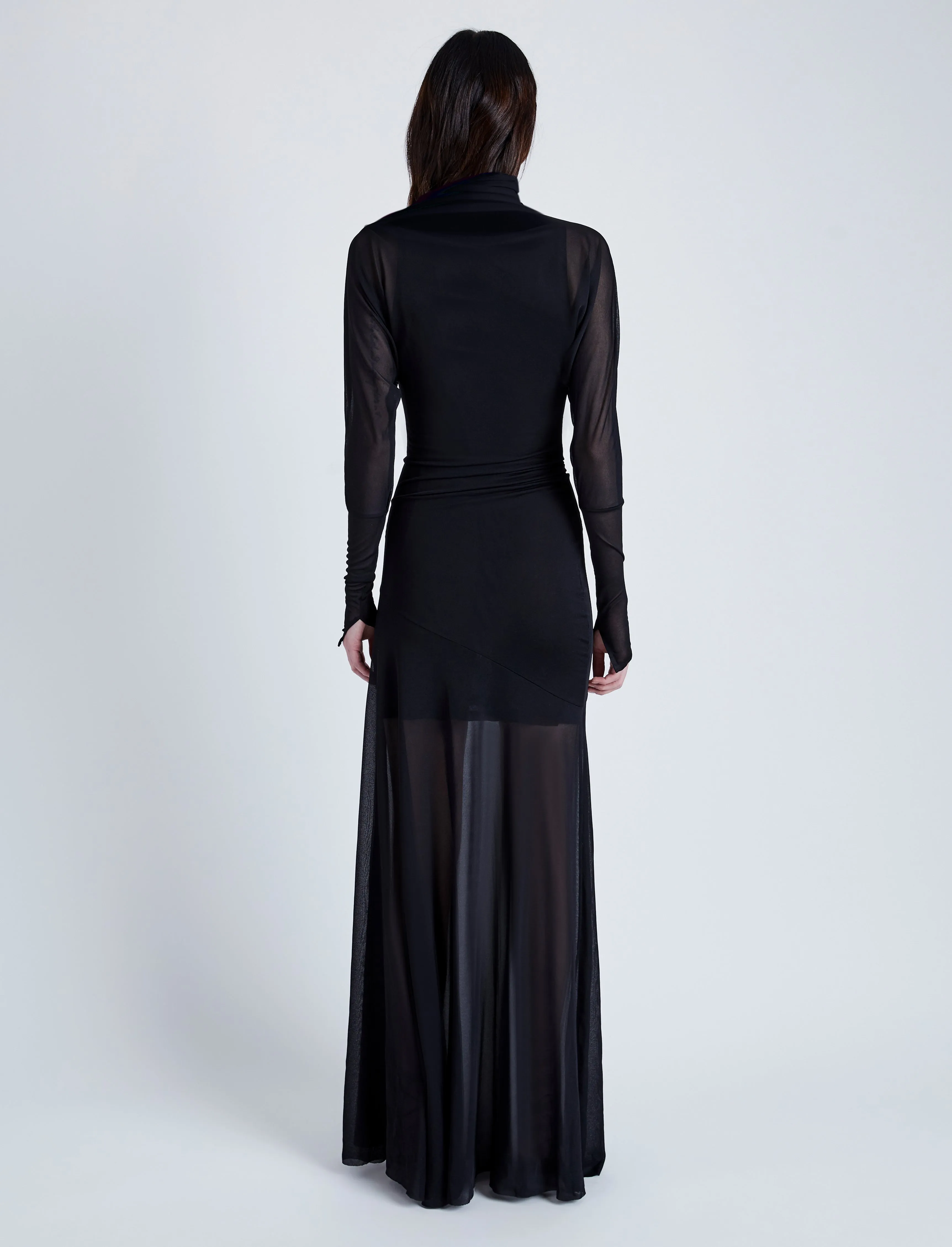 Paula Dress in Sheer Crepe Jersey sold by Proenza Schouler product image thumbnail 4
