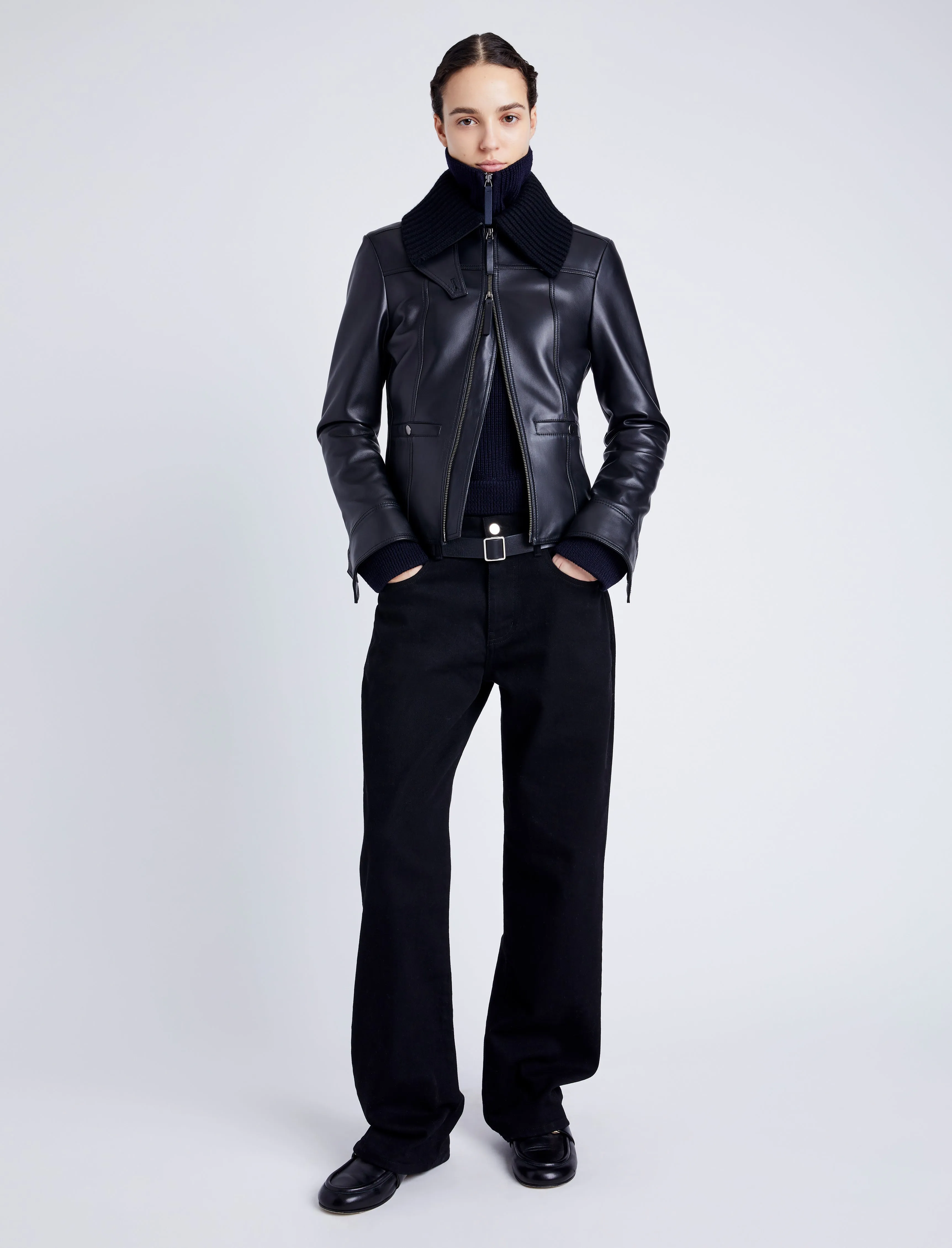 Vaughn Jacket in Leather sold by Proenza Schouler product image thumbnail 3