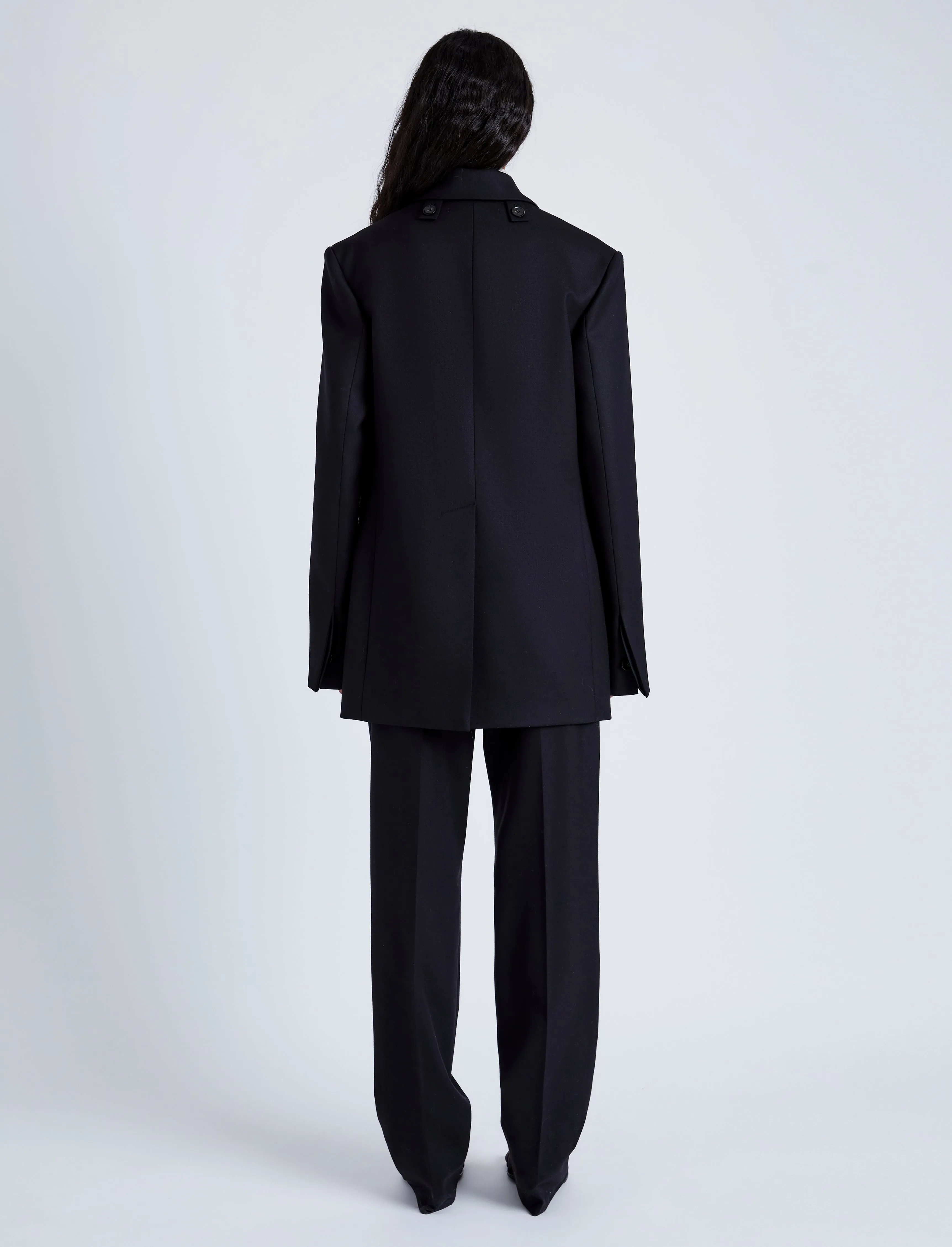 Archer Jacket in Wool Twill Suiting sold by Proenza Schouler product image thumbnail 5