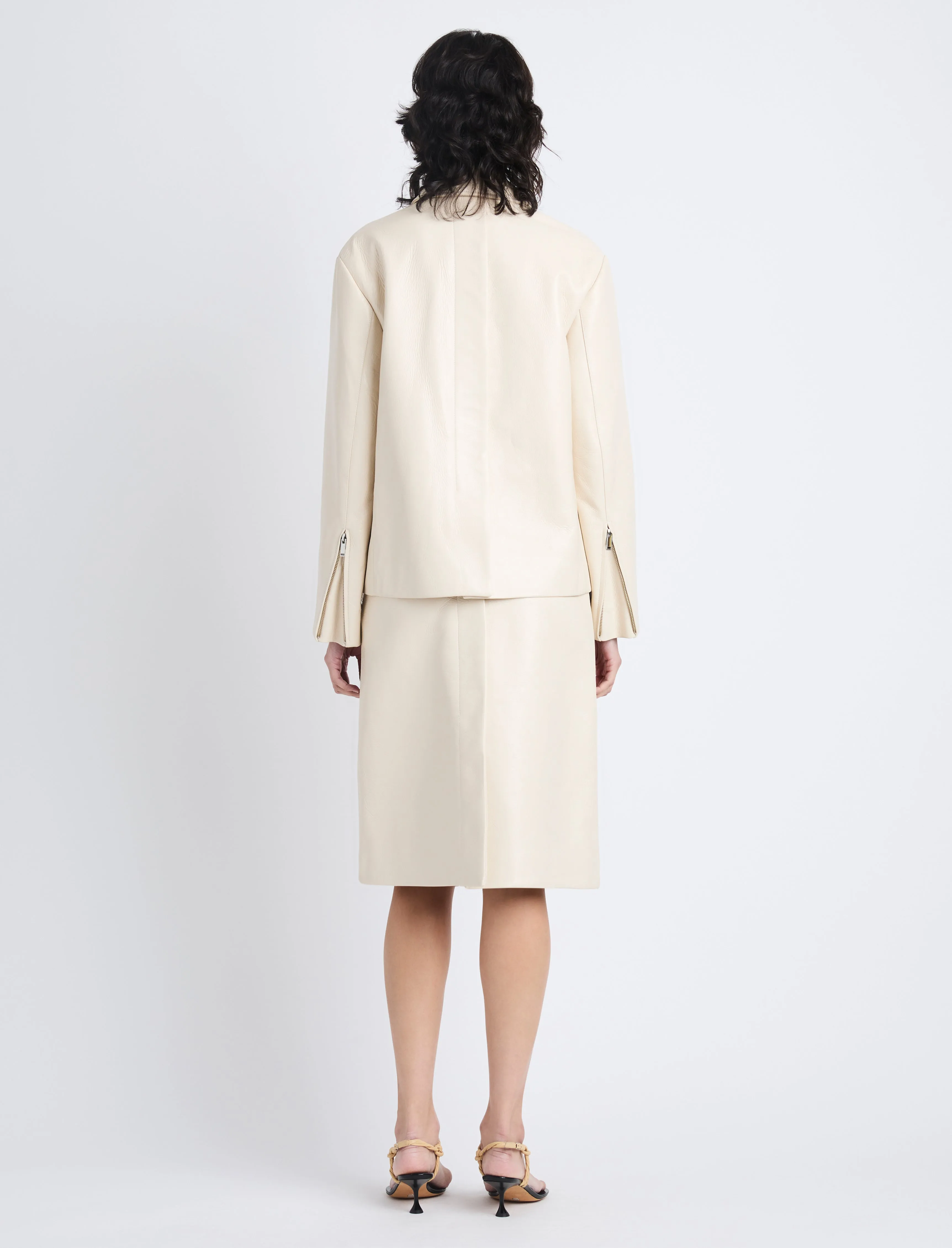 Roos Jacket in Lacquered Leather sold by Proenza Schouler product image thumbnail 4