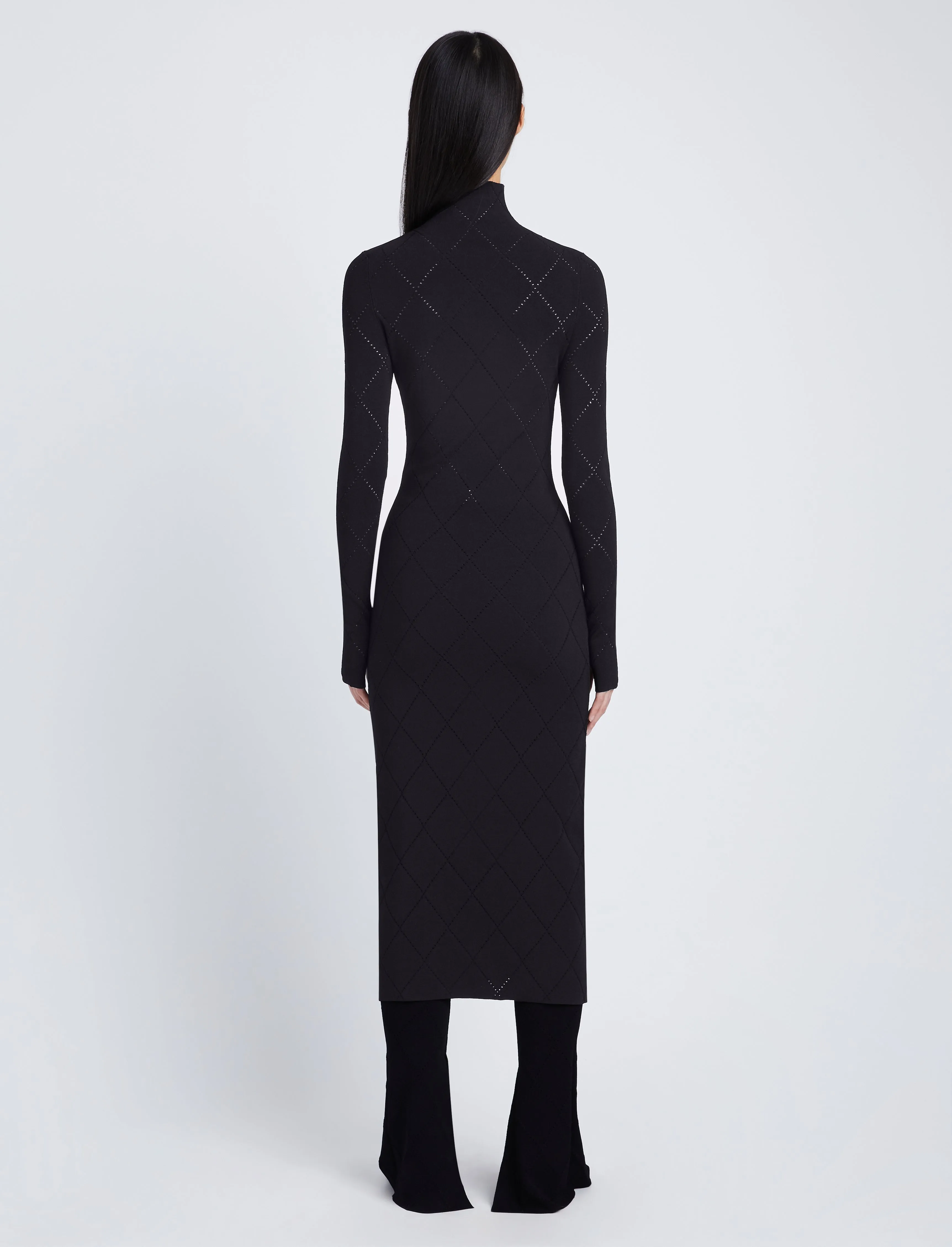 Pointelle Diamonds Turtleneck Dress sold by Proenza Schouler product image thumbnail 4