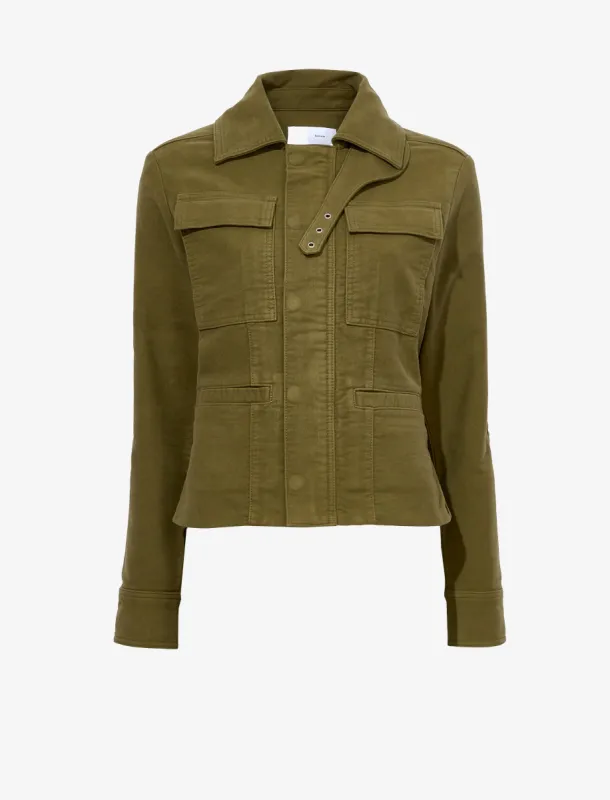 Ava Jacket in Brushed Cotton sold by Proenza Schouler