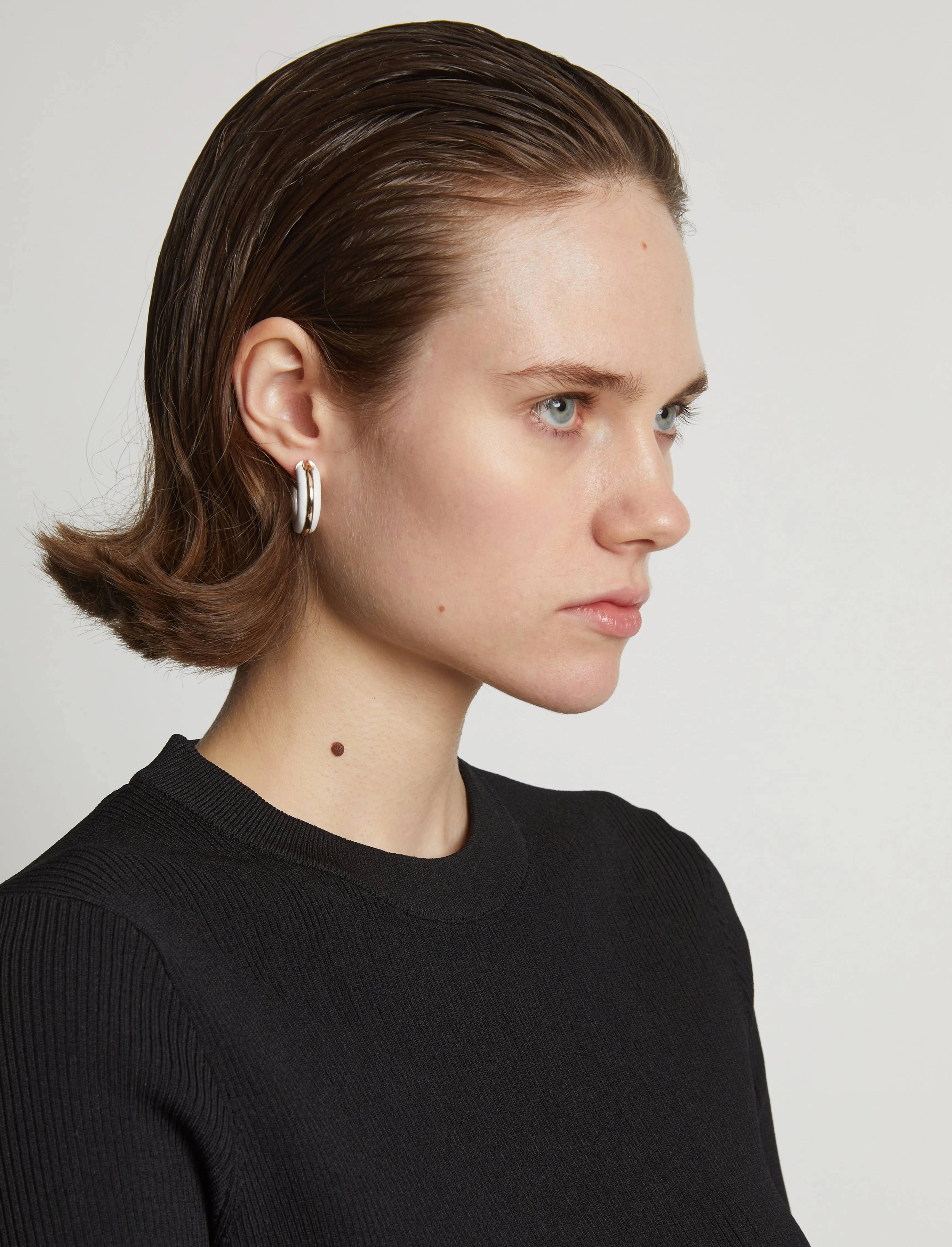 Mini Hoop Earrings sold by Proenza Schouler product image thumbnail 3
