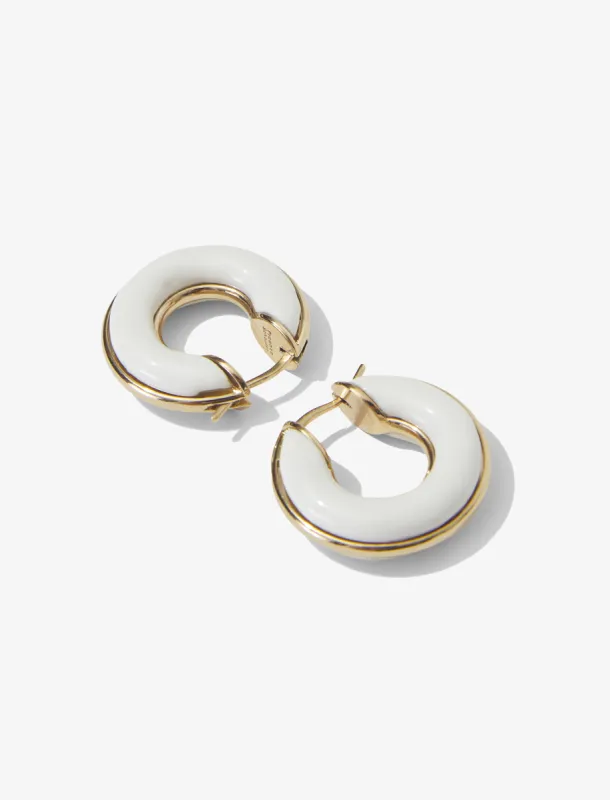 Mini Hoop Earrings made by Proenza Schouler