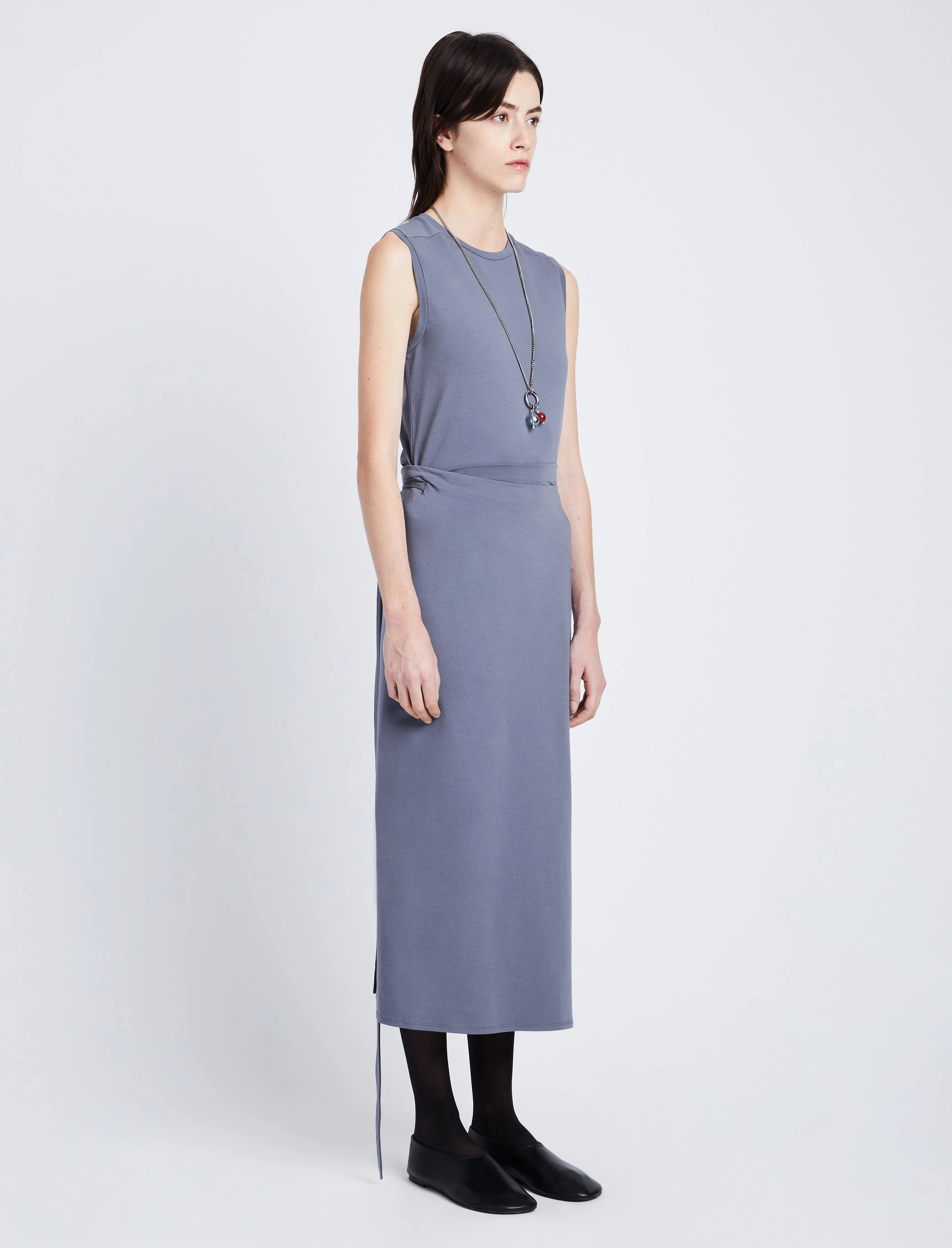 T-Shirt Wrap Dress sold by Proenza Schouler product image thumbnail 3