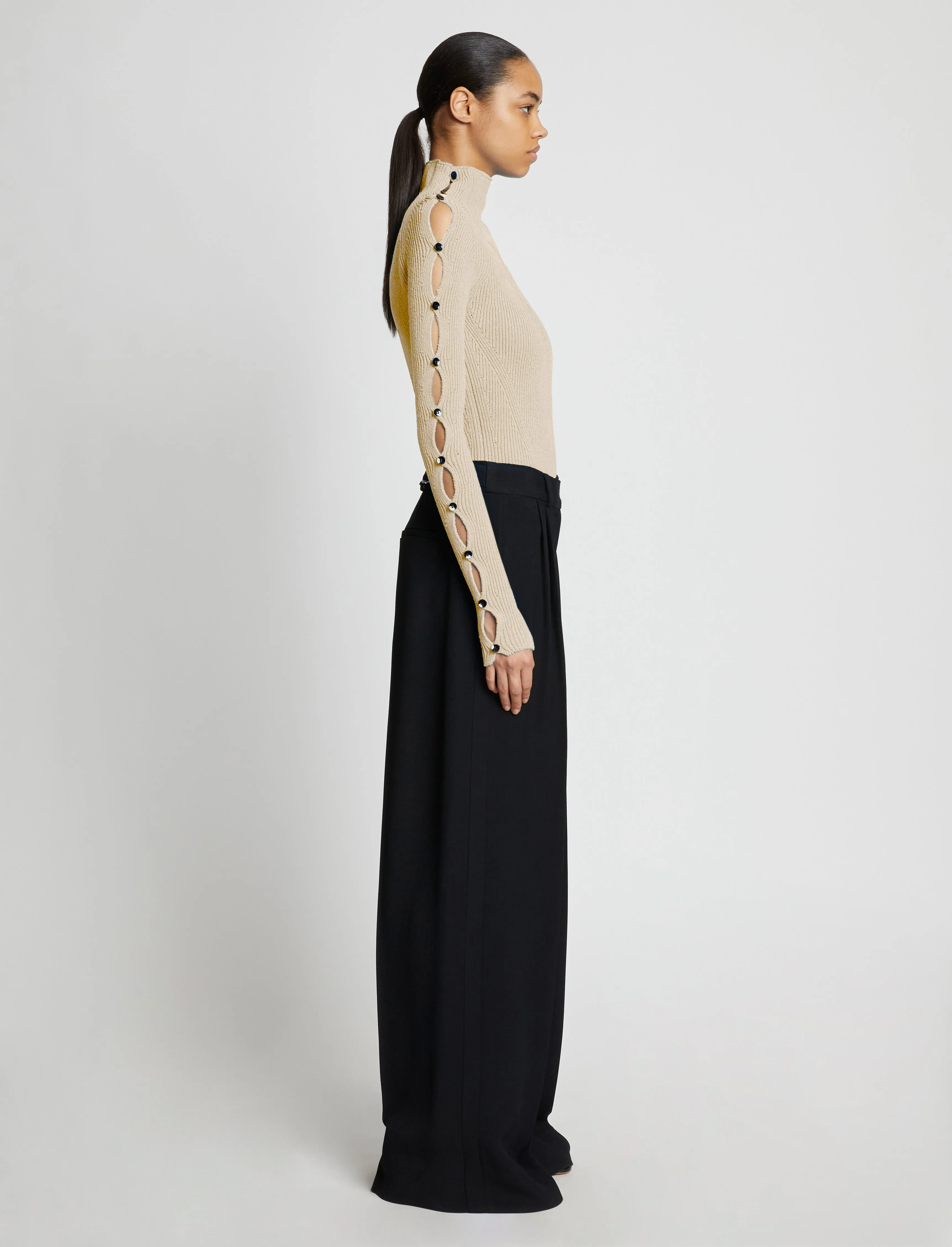 Cotton Rib Turtleneck Sweater sold by Proenza Schouler product image thumbnail 4