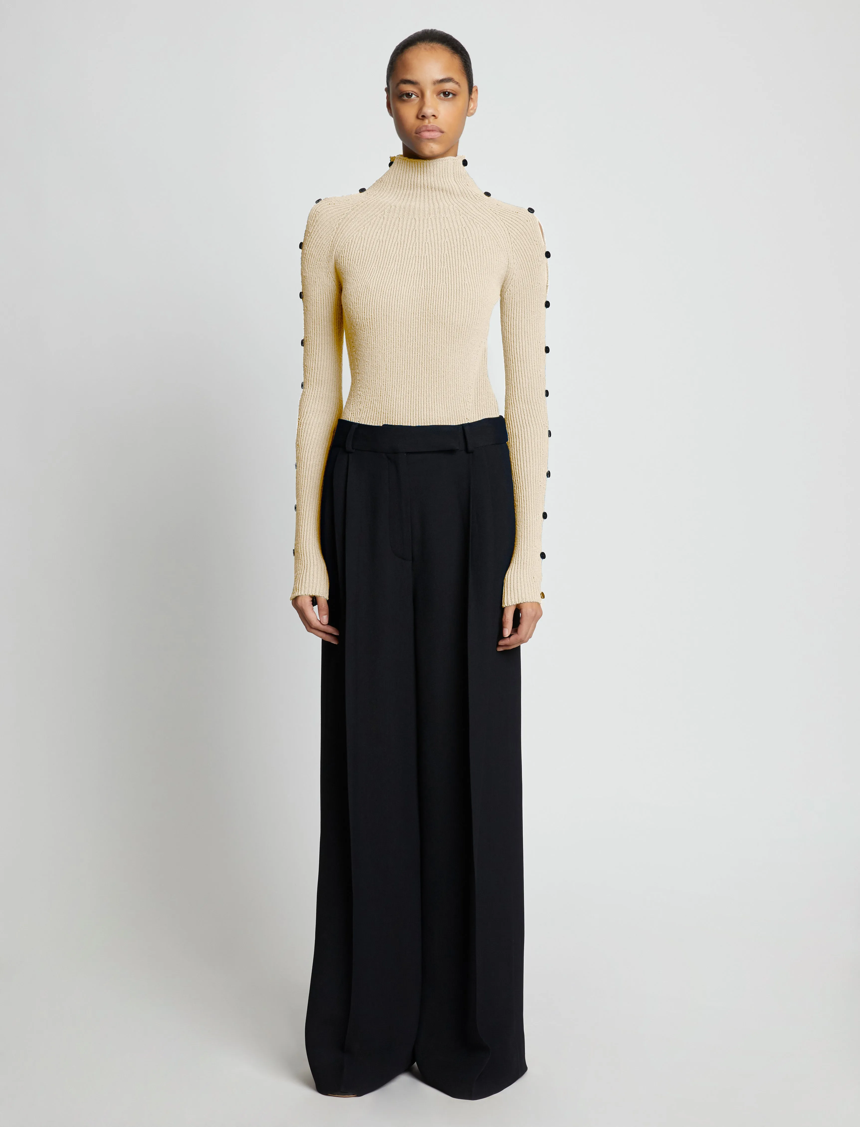 Cotton Rib Turtleneck Sweater sold by Proenza Schouler product image thumbnail 3