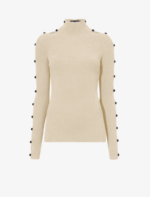 Cotton Rib Turtleneck Sweater made by Proenza Schouler