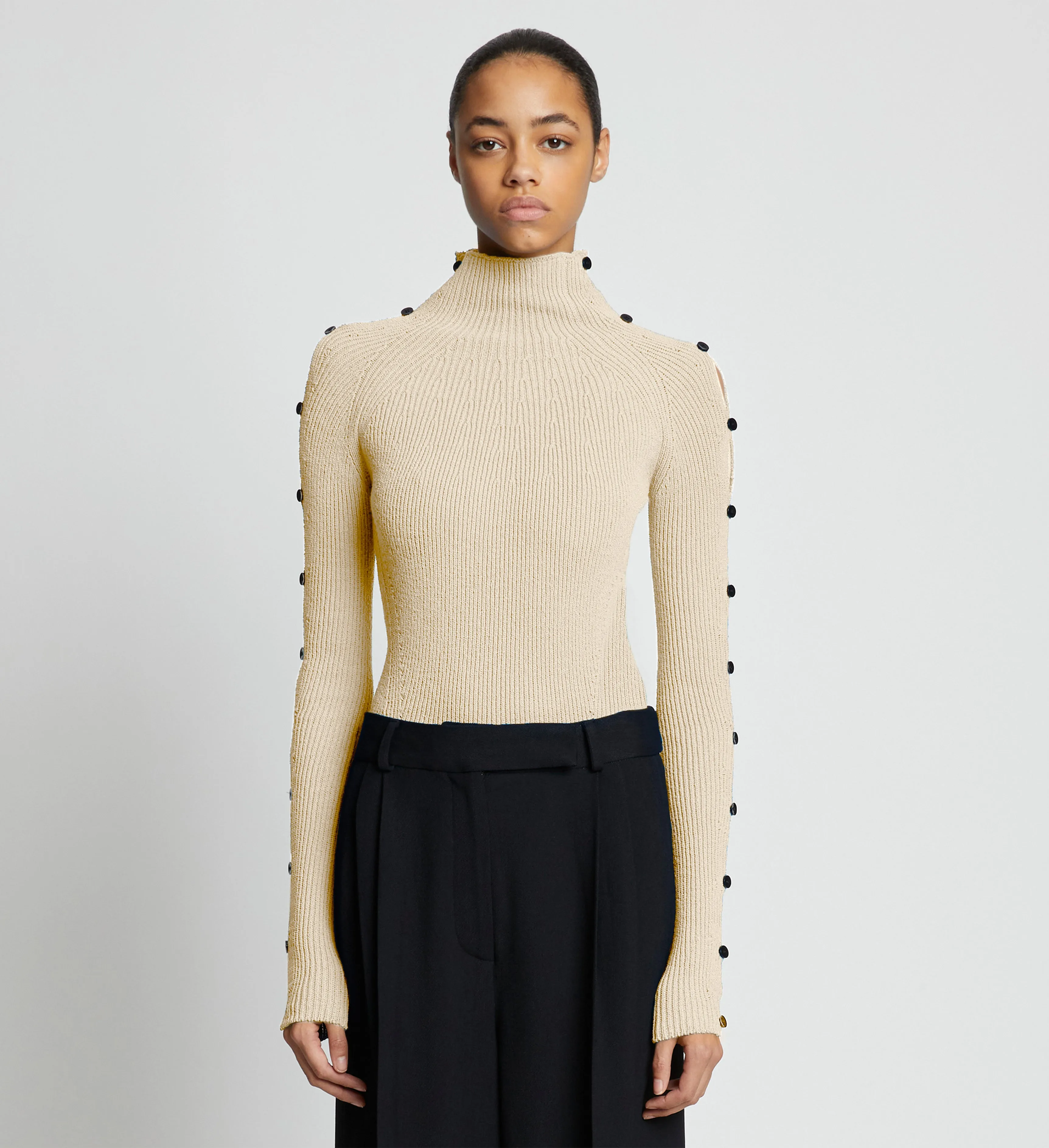 Cotton Rib Turtleneck Sweater sold by Proenza Schouler product image thumbnail 2