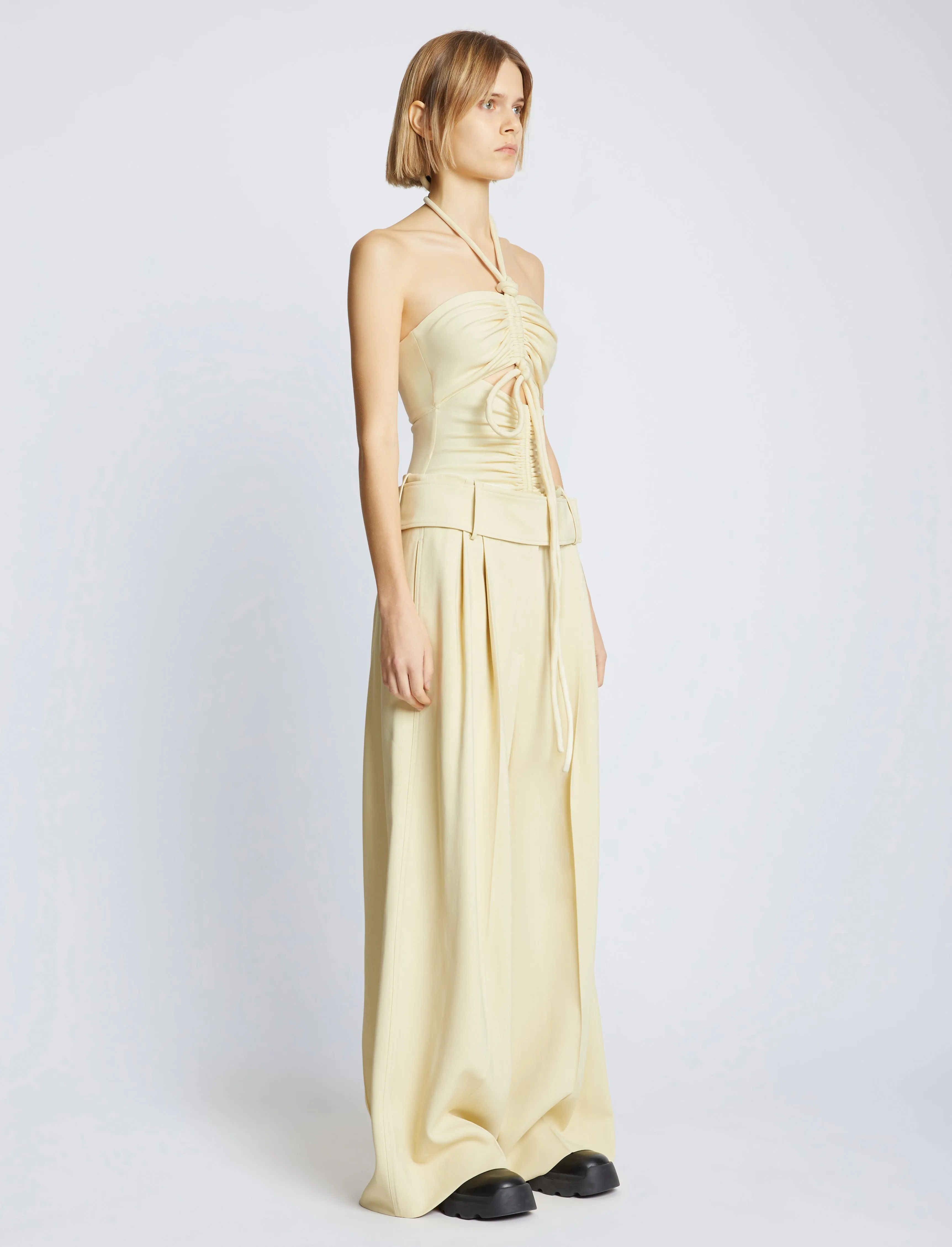 Compact Jersey Ruched Bodysuit sold by Proenza Schouler product image thumbnail 4