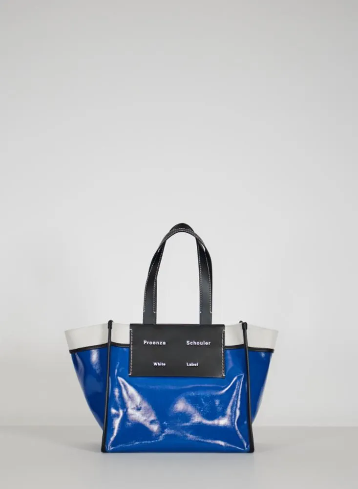 Large Morris Stripe Canvas Tote - NATURAL/BLACK sold by Proenza Schouler