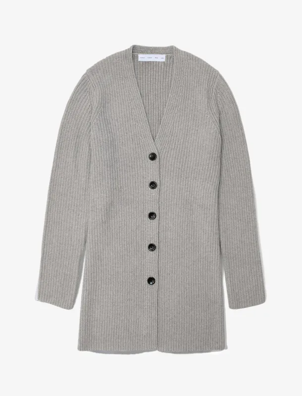 Ribbed Cotton Relaxed Cardigan made by Proenza Schouler
