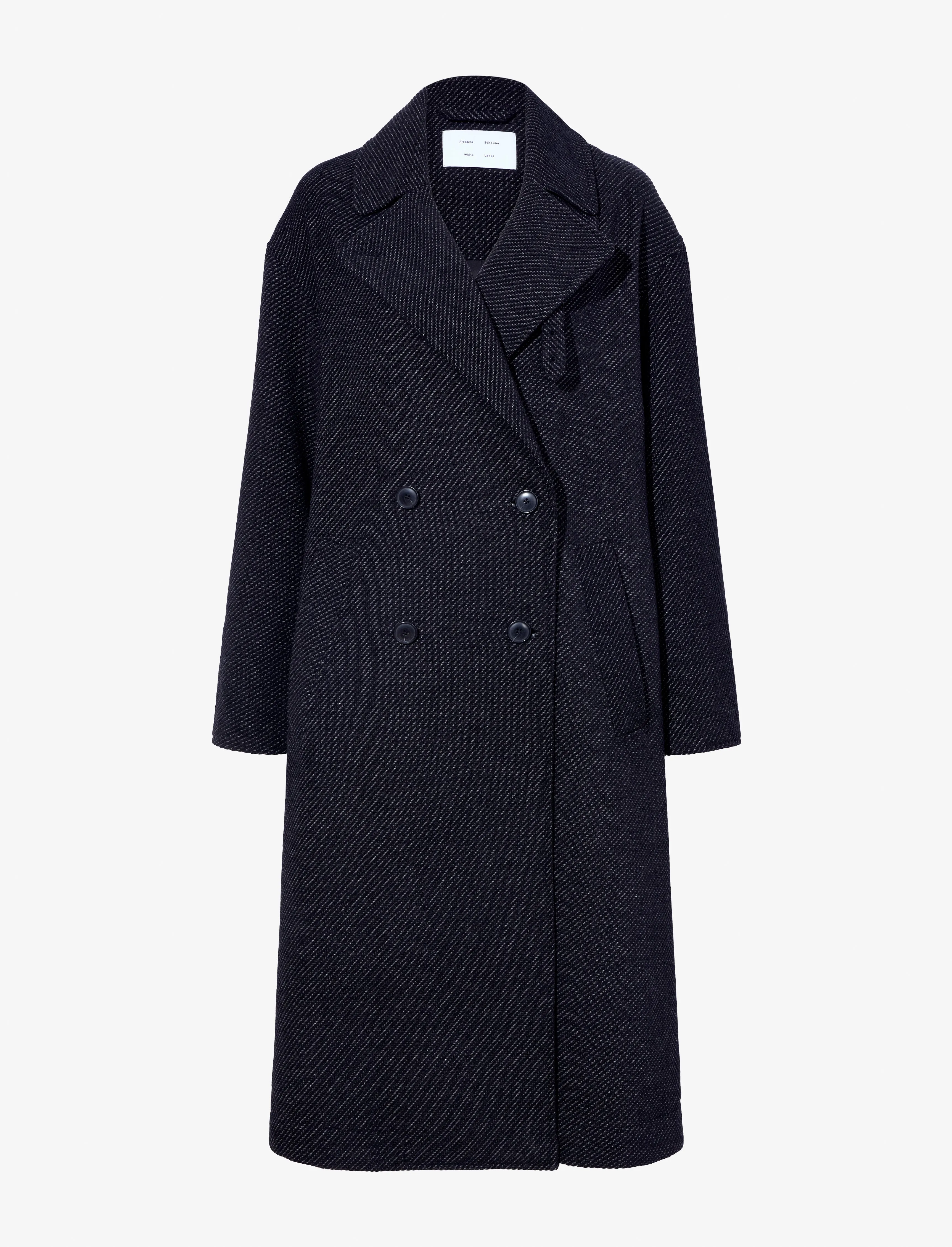 Ronan Coat in Soft Twill Coating sold by Proenza Schouler