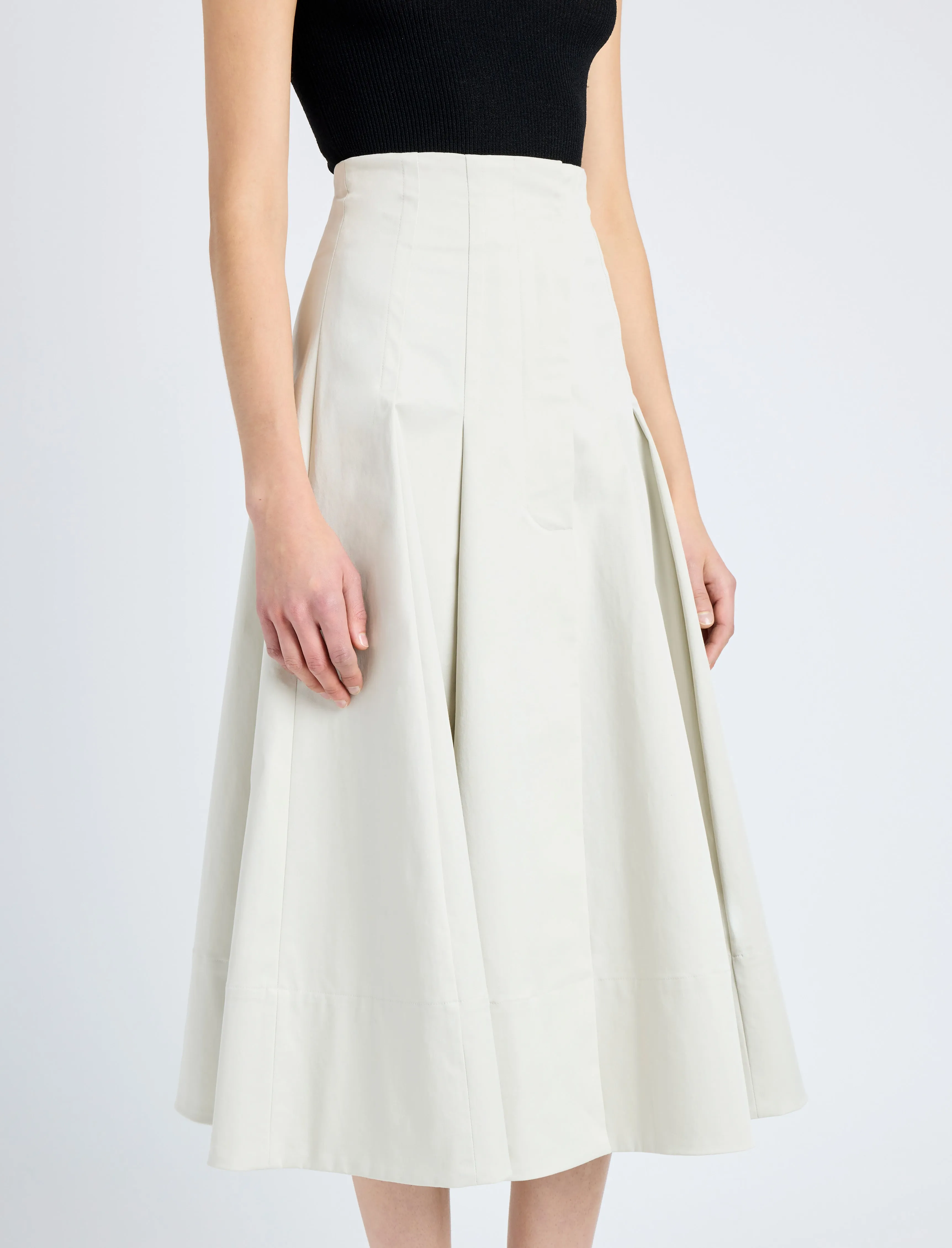 Moore Skirt in Organic Cotton Twill sold by Proenza Schouler product image thumbnail 5
