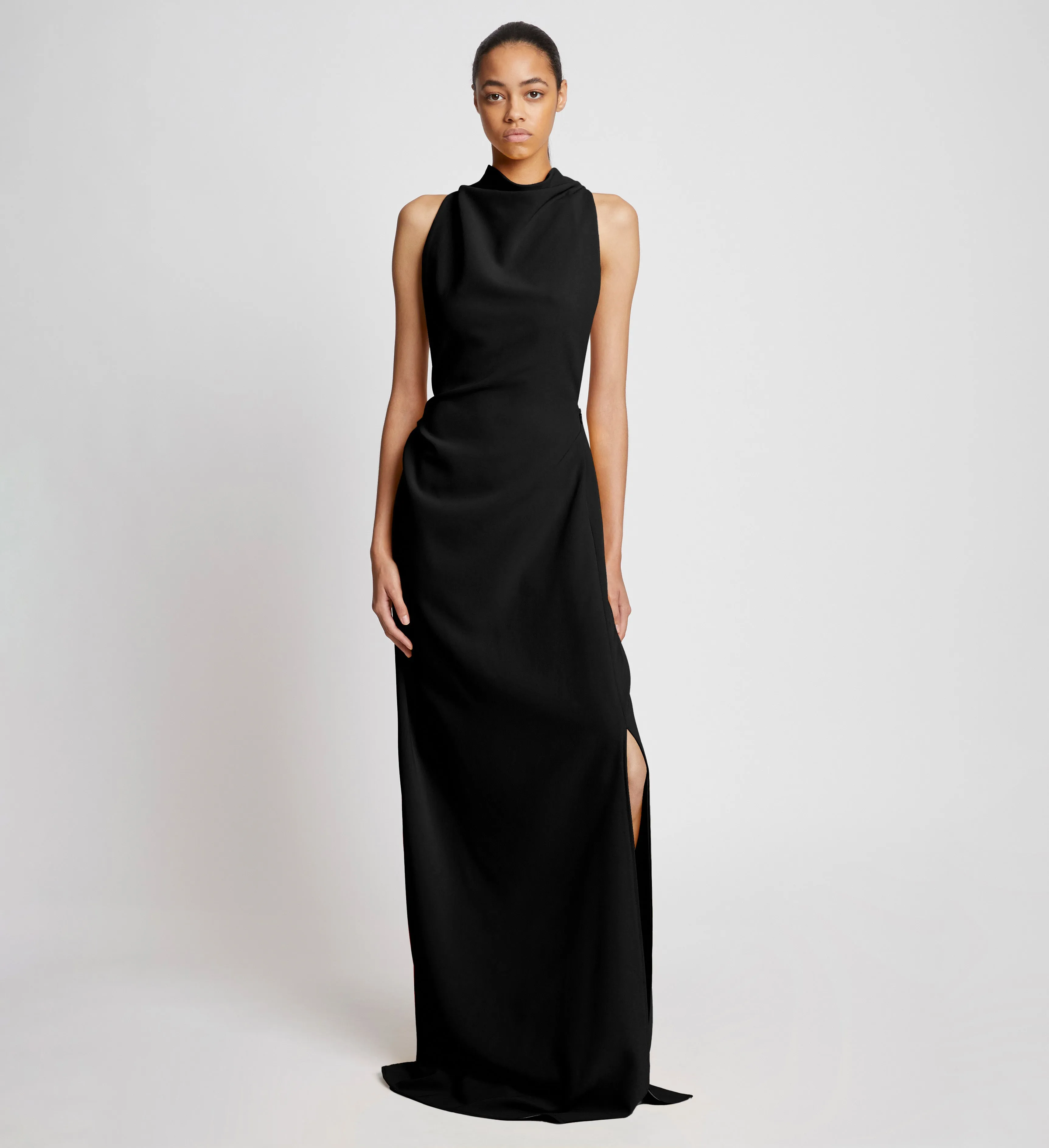 Faye Backless Twist Back Dress in Matte Double Crepe sold by Proenza Schouler product image thumbnail 2