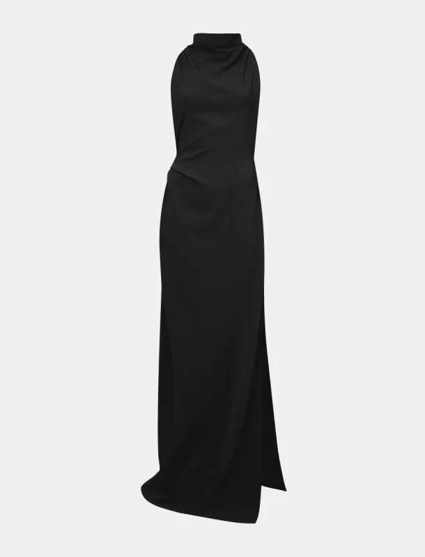 Faye Backless Twist Back Dress in Matte Double Crepe sold by Proenza Schouler